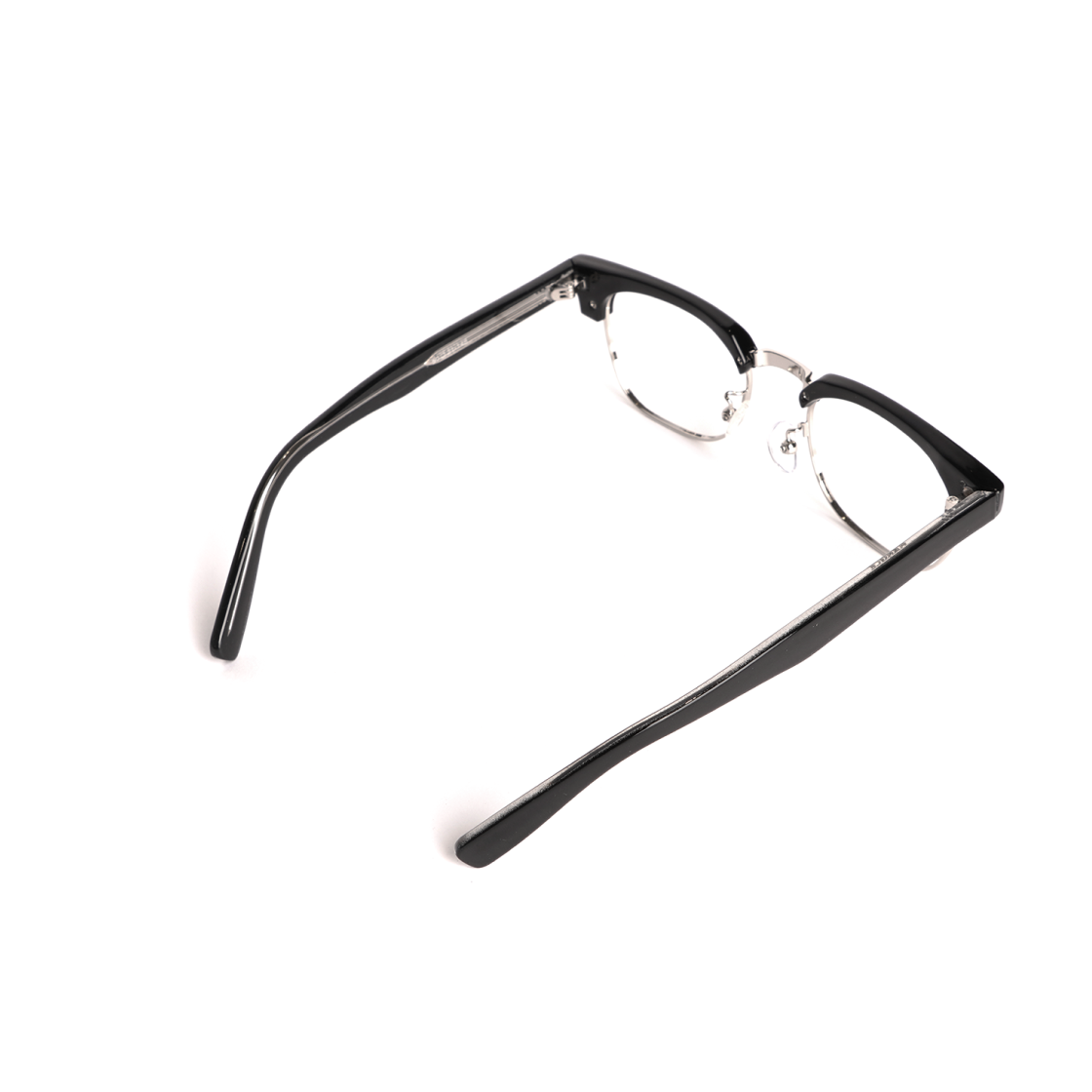 Square low-rimmed Black Hangle Daily Square low-rimmed glasses Black - #4