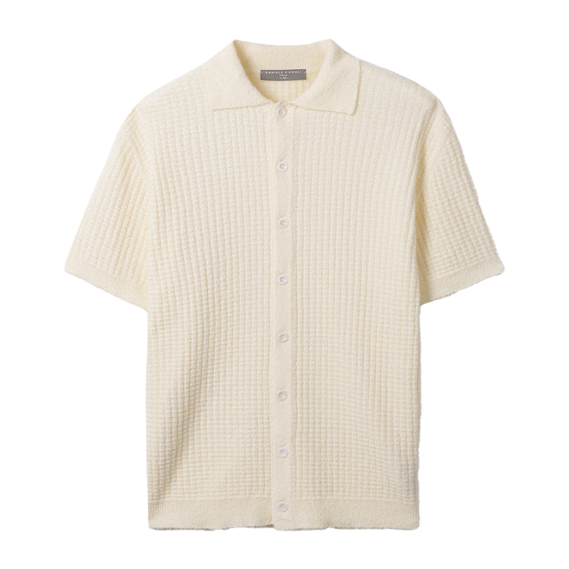 시리즈 와플 칼라 가디건 아이보리(Series Waffle Collar Cardigan Ivory) - 1