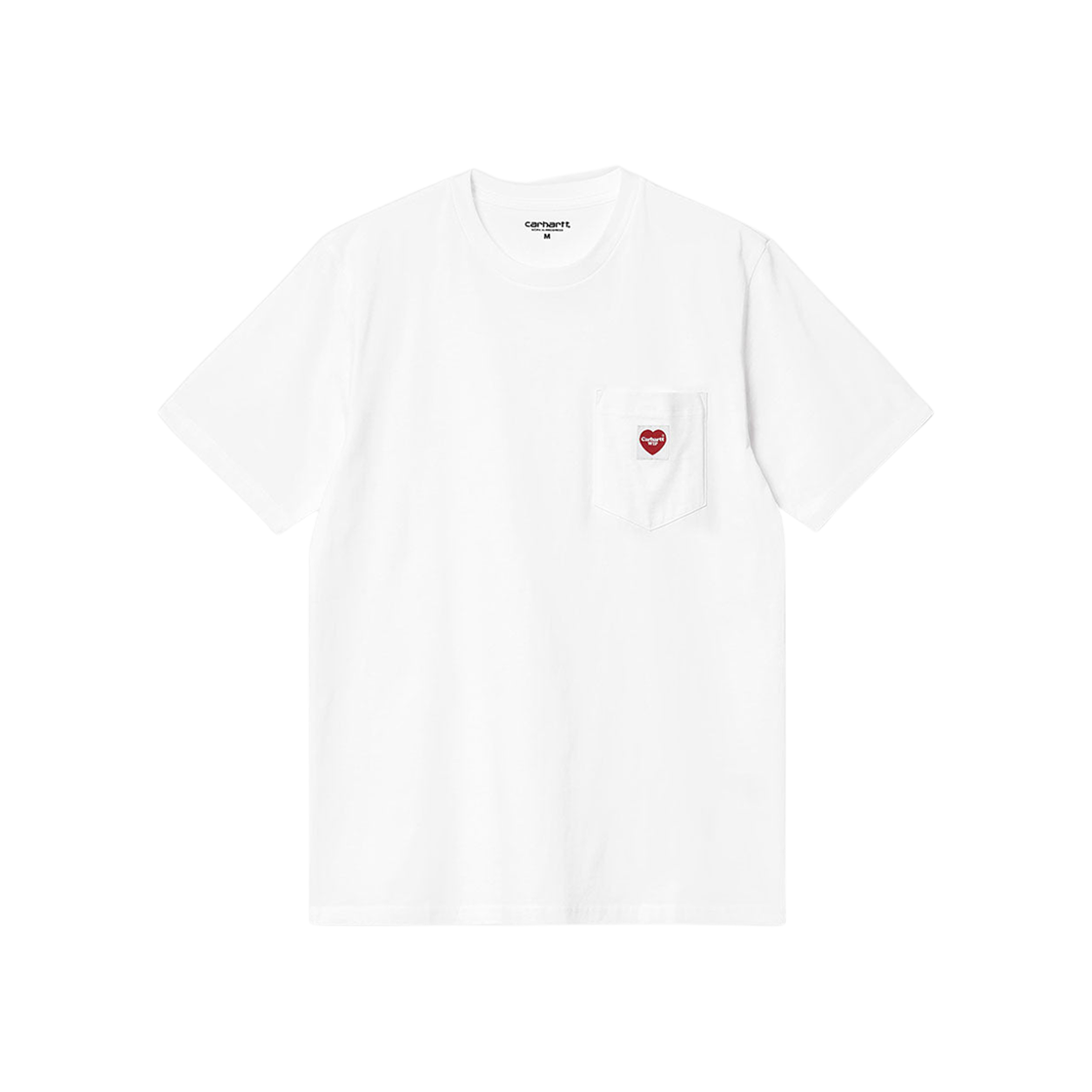 I032128-1WZ-XX Carhartt WIP Pocket Heart T-Shirt White