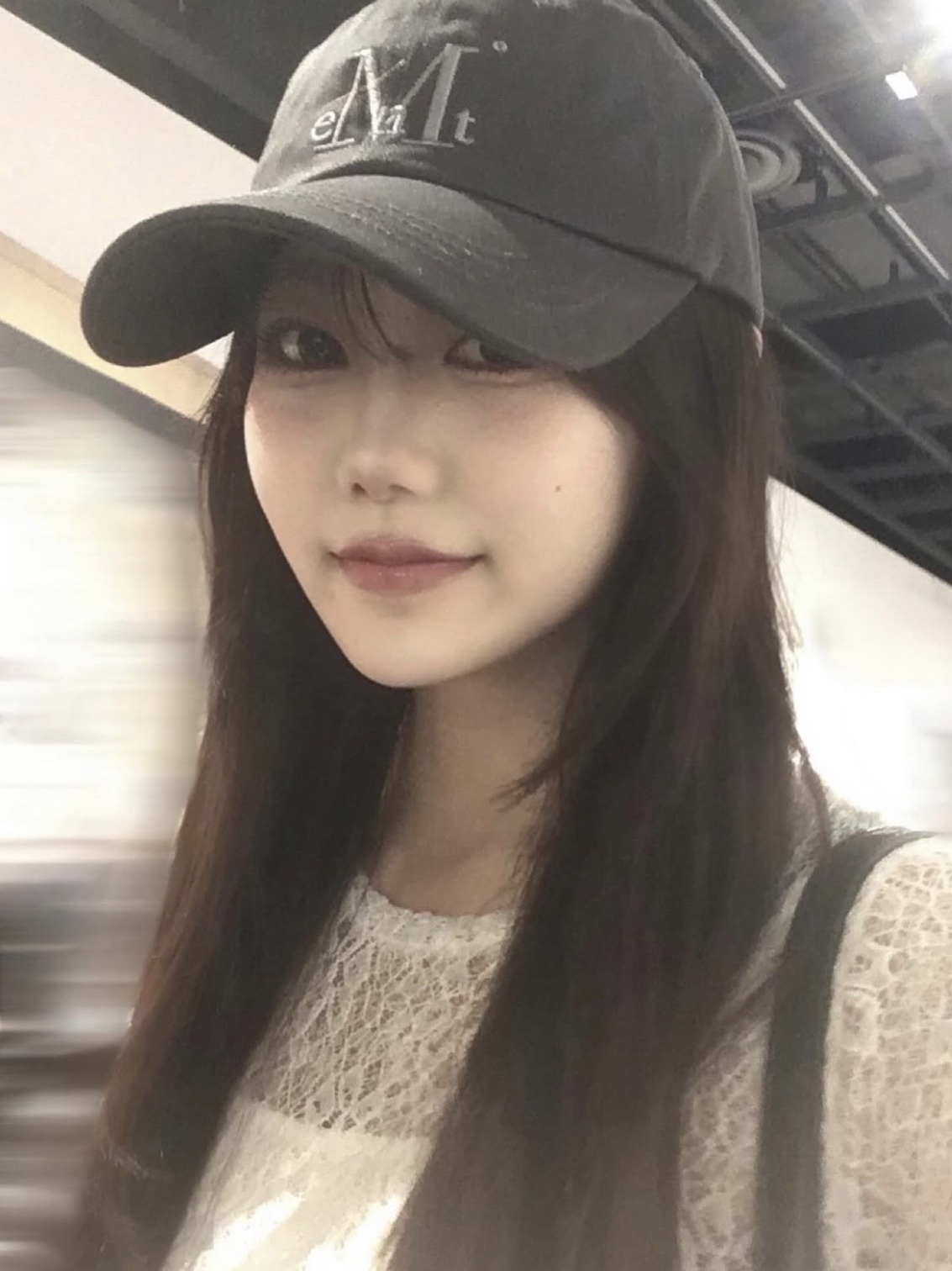 MUCENT Signature Ballcap Black 착용 스타일 - 3