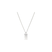 Gucci GG Tag Signature Necklace 925 Sterling Silver