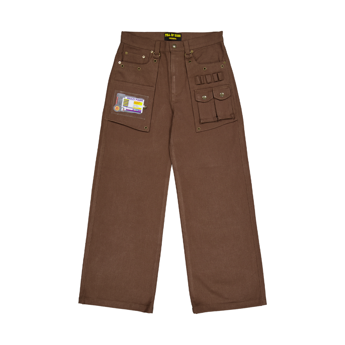 25SS-15(1912515) Full of Ssun Multipass Cargo Pants Brown
