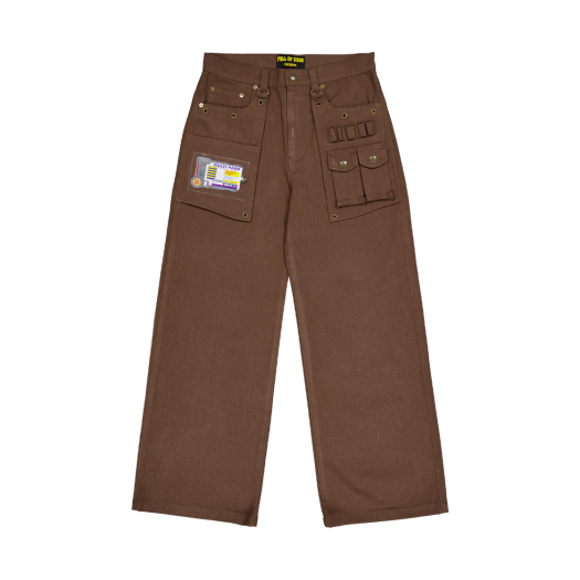 25SS-15(1912515) Full of Ssun Multipass Cargo Pants Brown