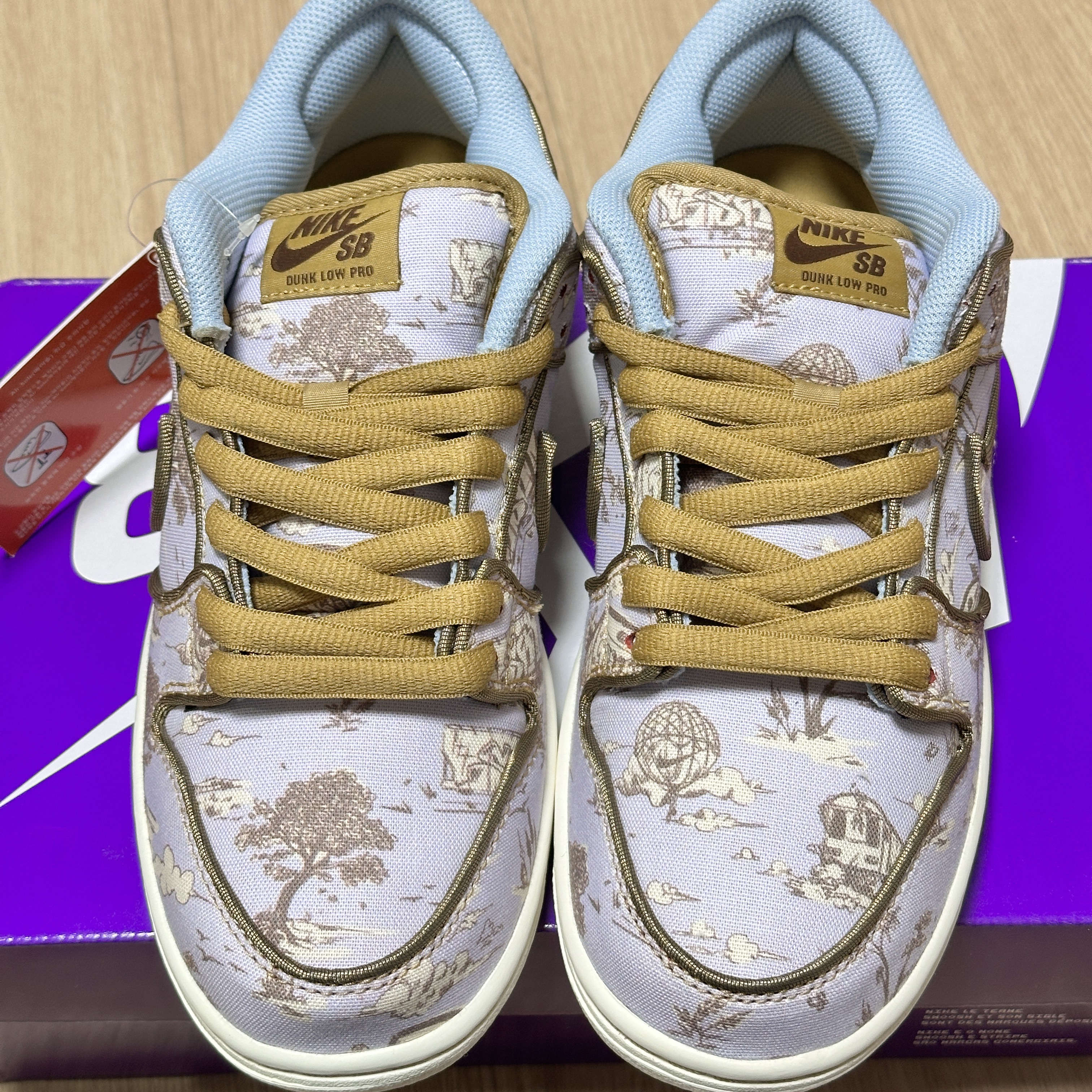 Nike SB Dunk Low Pro Premium Toile 착용 스타일 - 4