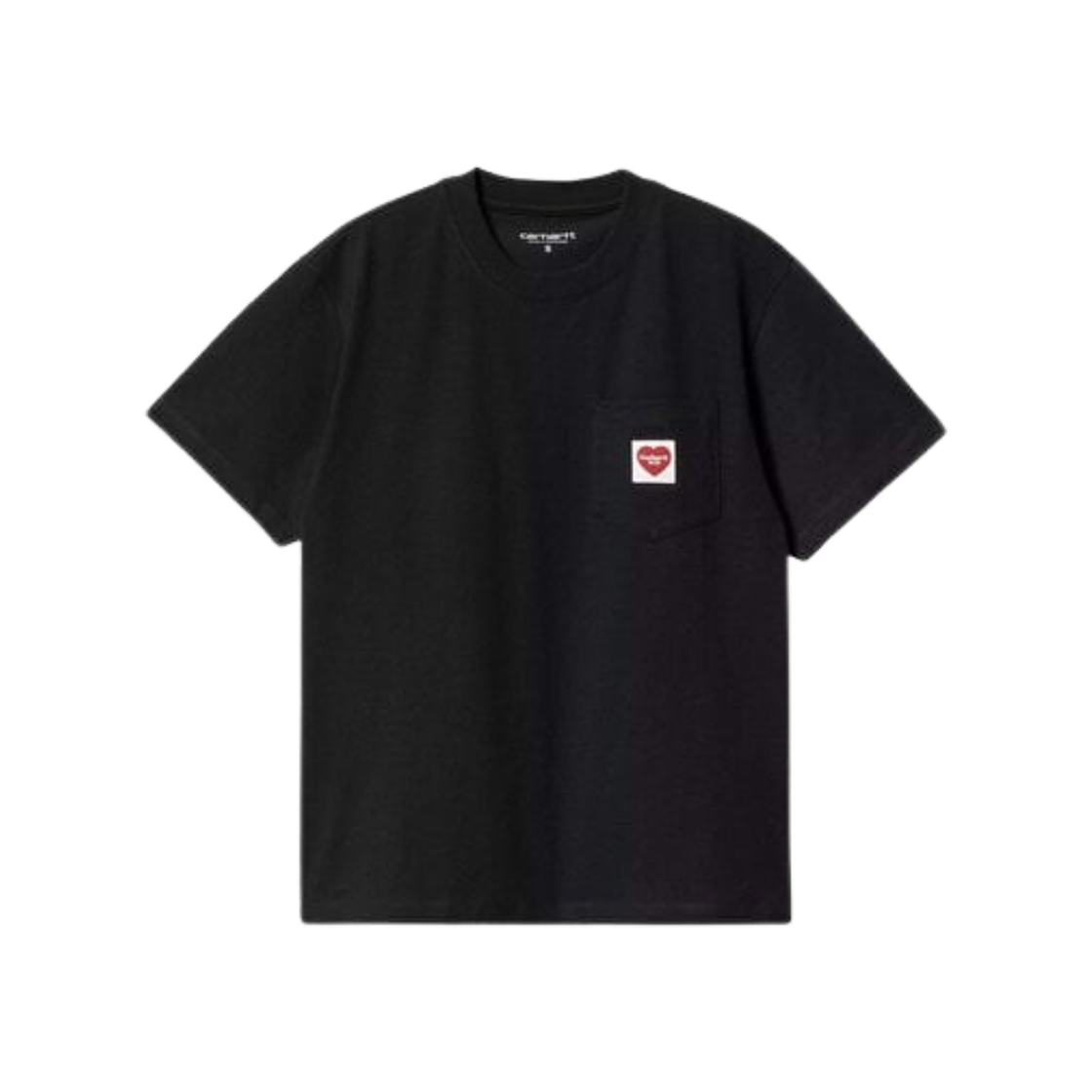 칼하트 WIP 포켓 하트 티셔츠 블랙(Carhartt WIP Pocket Heart T-Shirt Black)