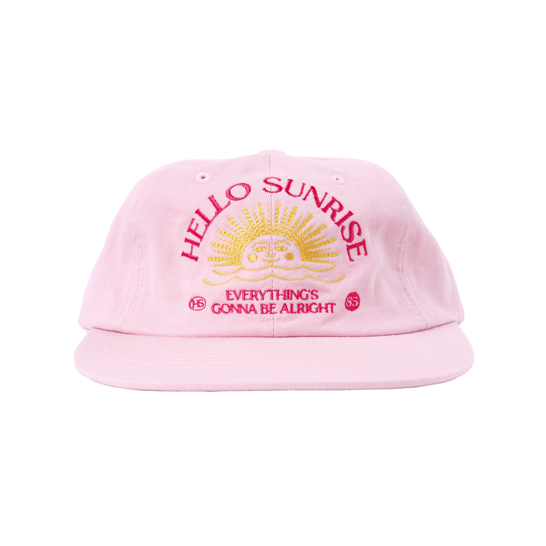 キャップ Hello Sunrise Washed OG Logo 6Panel CapCharcoalVTG Pink HS41 HELLO SUNRISE - FR8IGHT