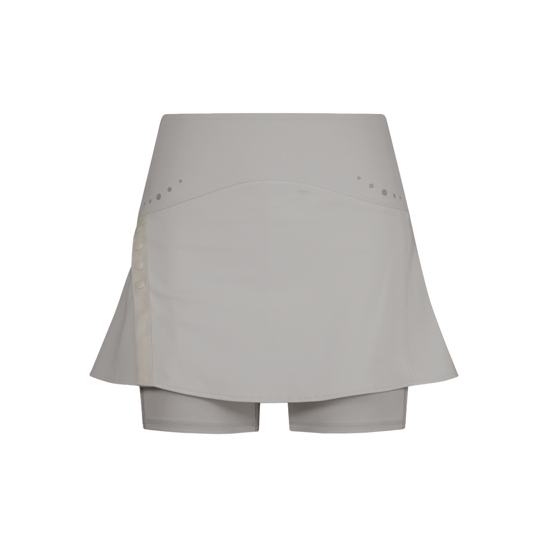 【OJOS】25SS★ Button Slit Skirt Shorts Unbreakable Bond Light Olive Linen Blend Side Tie Skort