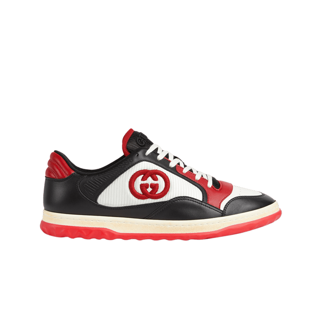762611-AACNW-1051 Gucci Mac80 Sneakers Black White