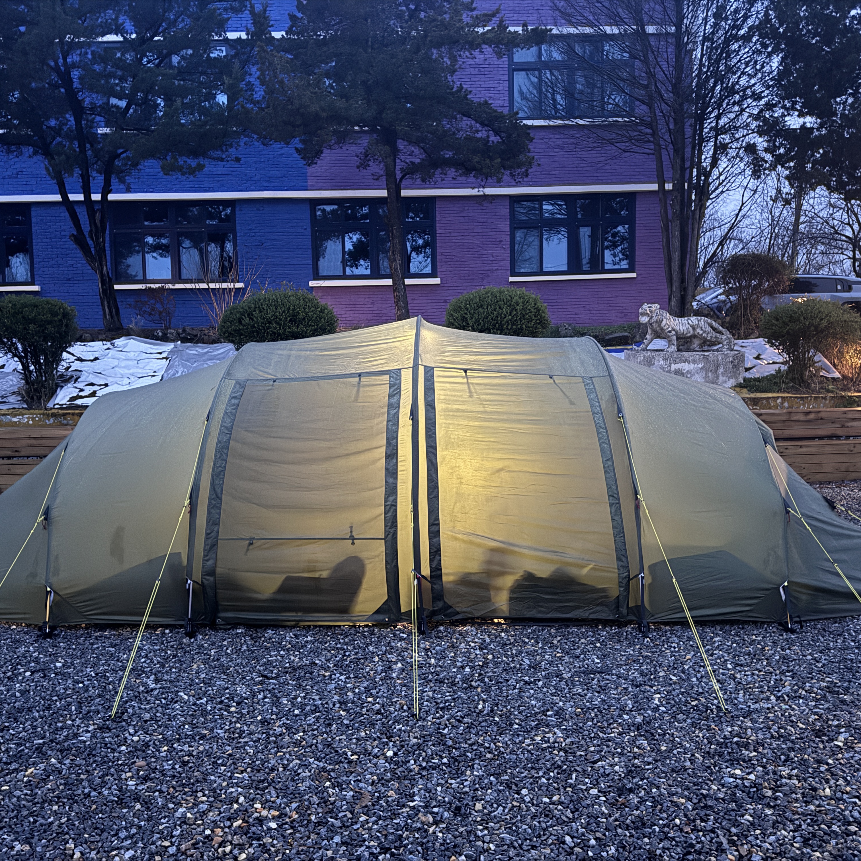 Helsport Valhall Outer Tent 착용 스타일 - 2