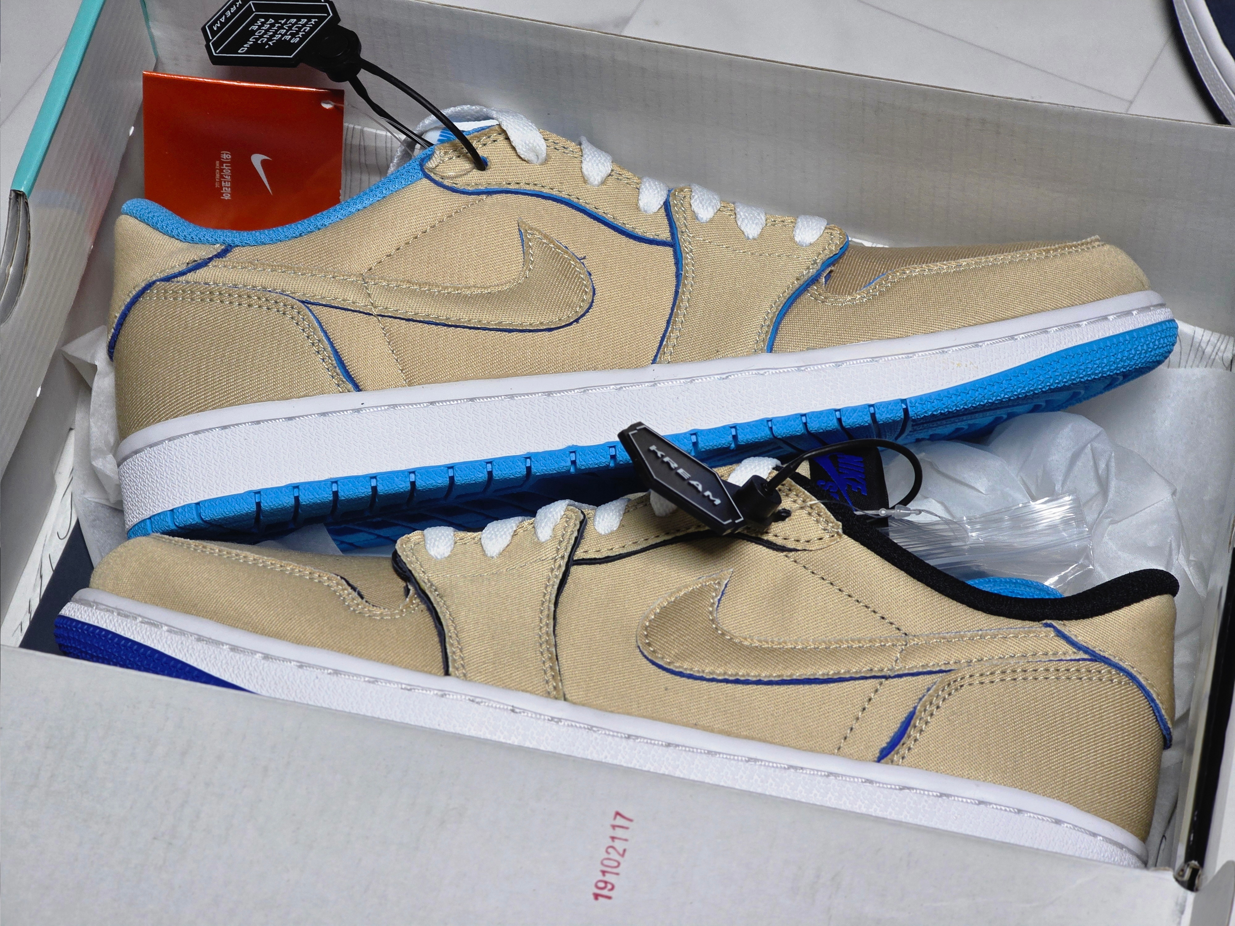 Jordan 1 Low SB Koston Midnight Navy, Jordan 1 Low SB UNC 착용 스타일 - 4