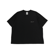 Undermycar Mu.103 Anti Fxxking Logo Play Wide Crop T-Shirts Black