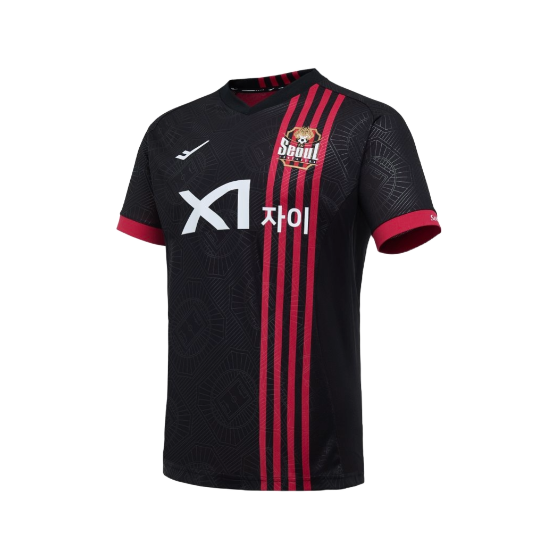 프로-스펙스 x FC서울 2025 FC서울 어센틱 반팔 키즈 유니폼 상의 홈(PRO-SPECS X FC SEOUL 2025 FC Seoul Authentic Kids Uniform Home)