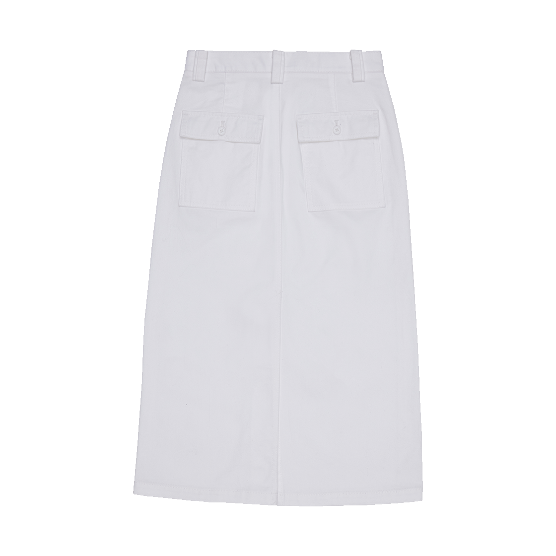 필더스 백 포켓 롱 스커트 아이보리(Fielders Back Pocket Long Skirt Ivory) - 2