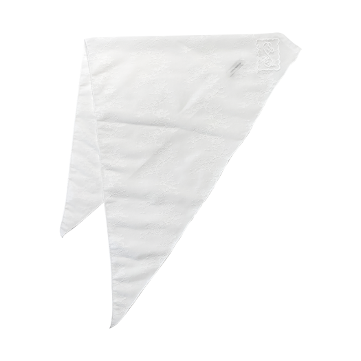 MF2514HB003CWHFR Margarin Fingers Lace Label Bonnet White
