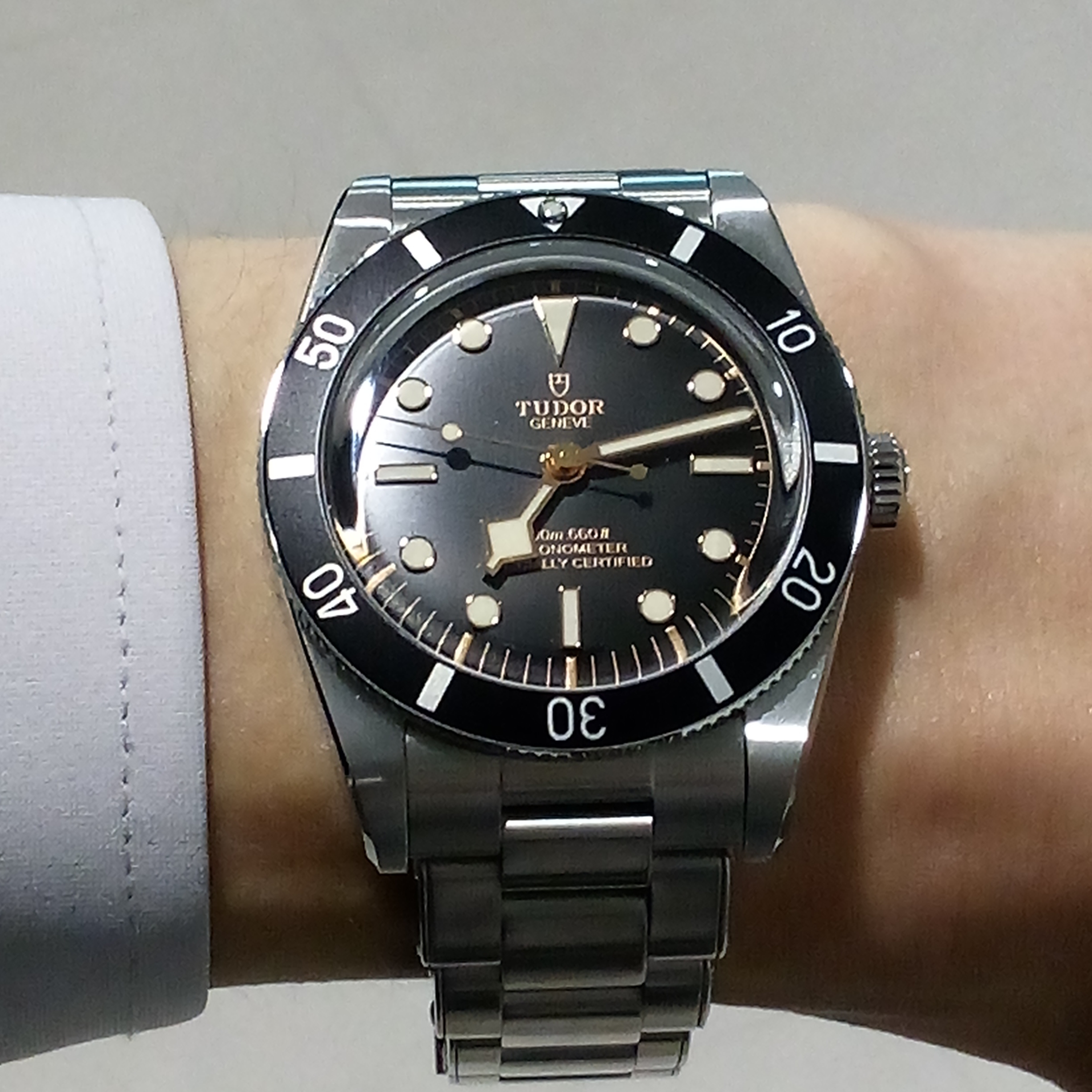 Tudor Black Bay 54 MT5400 Steel Bracelet Black 착용 스타일
