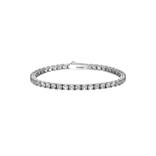 SBN.T3A Scudo New Tennis Asscher Cut 3mm Bracelet