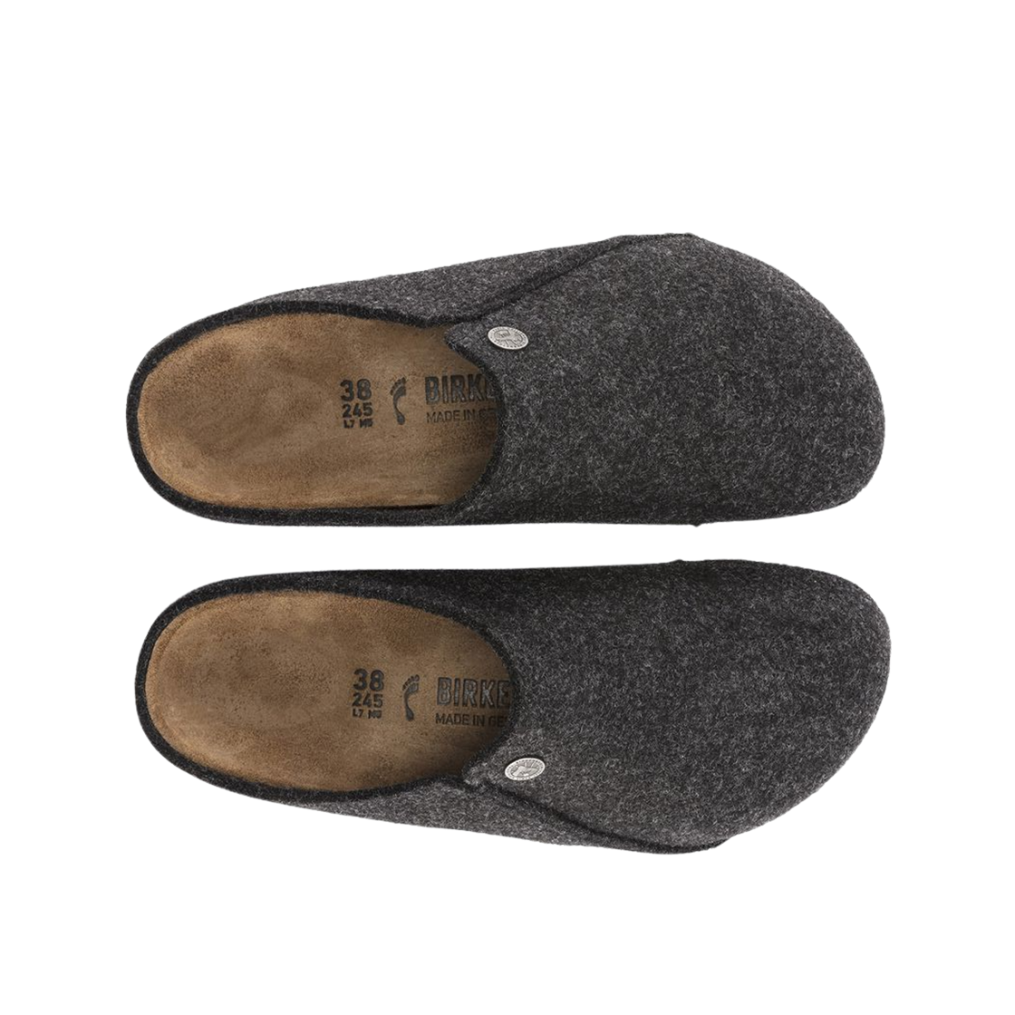 버켄스탁 체르마트 펠트 앤트러사이트 - 레귤러(Birkenstock Zermatt Felt Anthracite - Regular) - 2