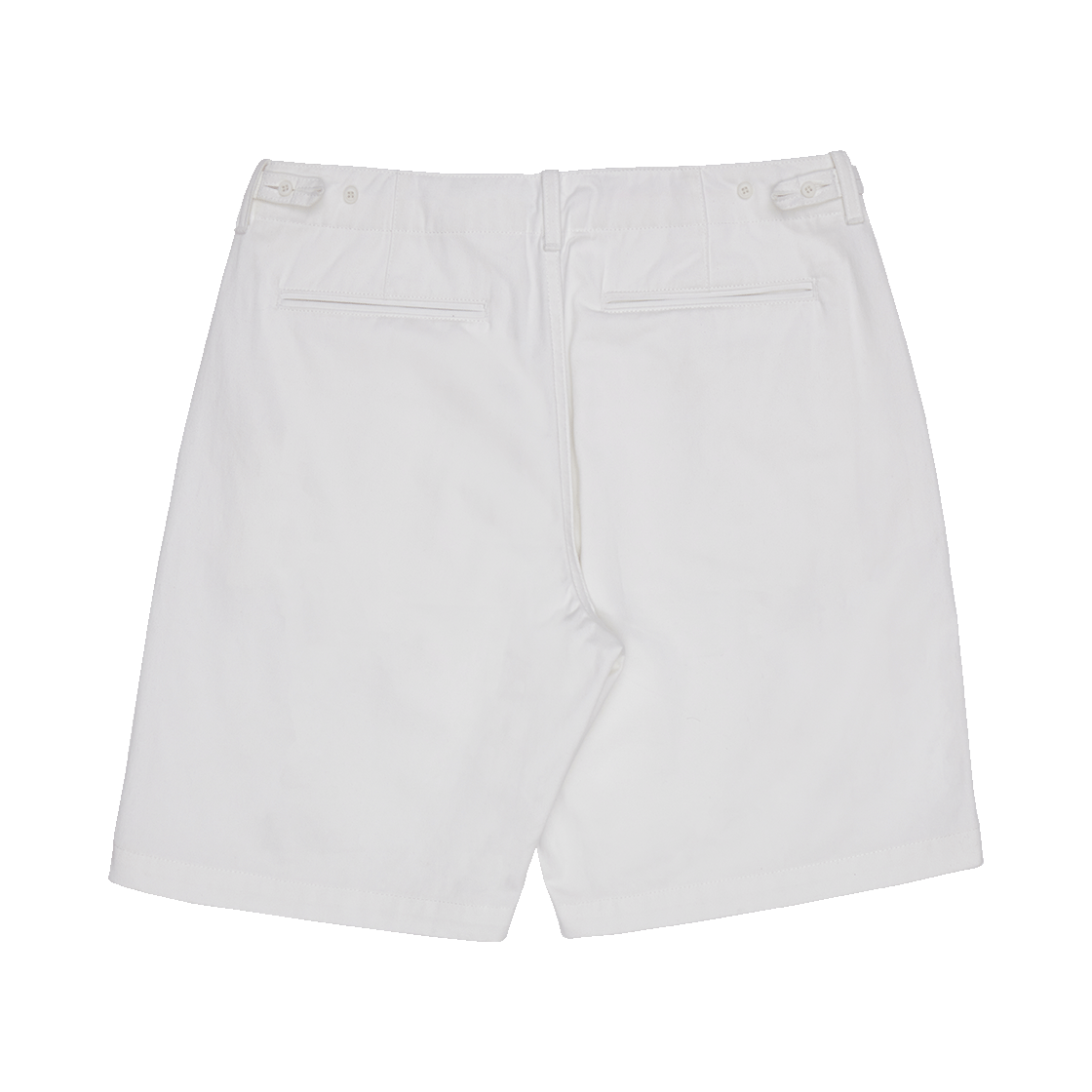 필더스 베이직 스탠다드 핏 원 턱 숏츠 화이트(Fielders Basic Standard Fit One-Tuck Shorts White) - 2