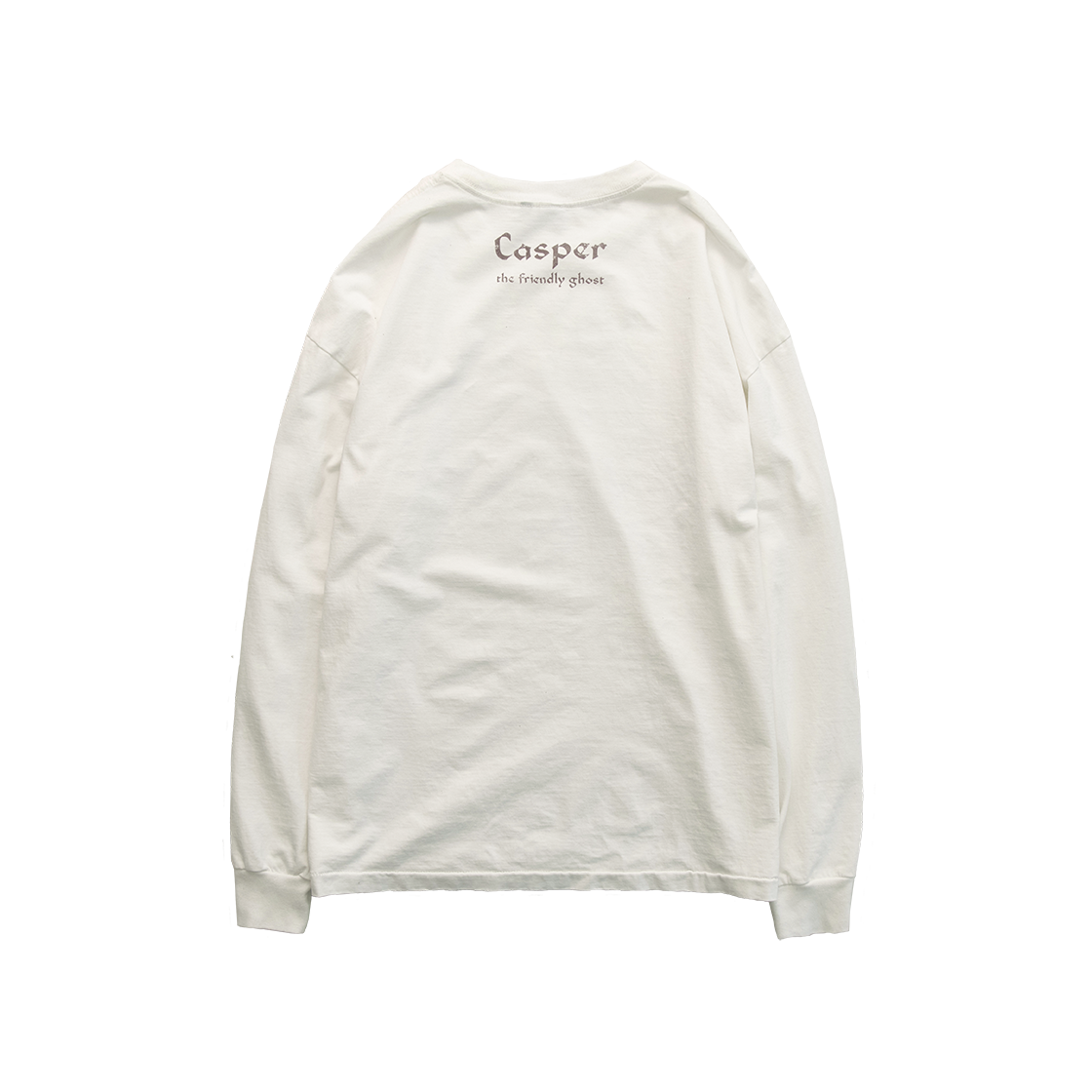 폴리테루 x 캐스퍼 롱슬리브 '히스토리' 유즈드 화이트(Polyteru x Casper Long Sleeves 'History' Used White) - 2