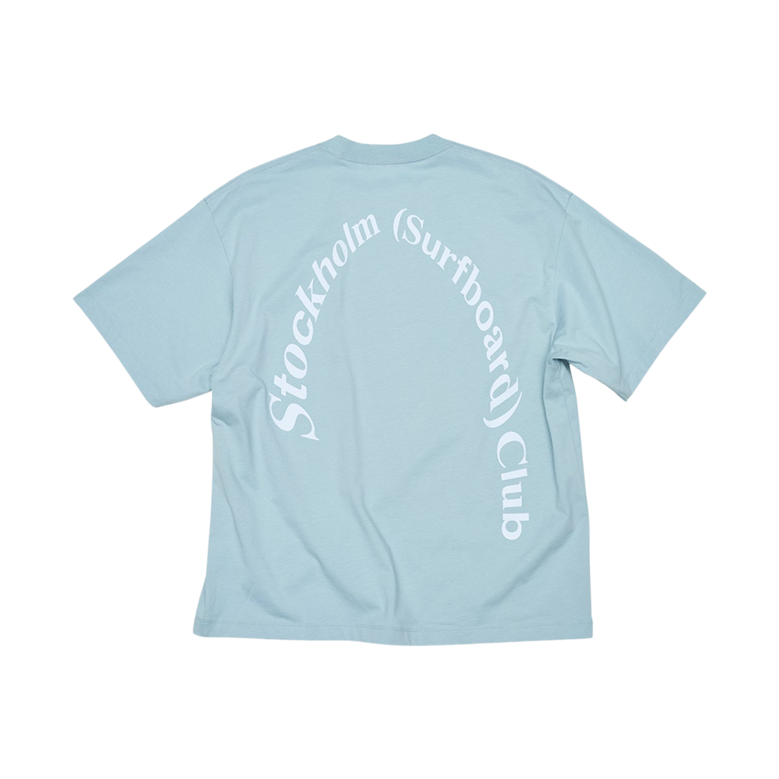 - Stockholm Surfboard Club Back Logo T-Shirt Blue
