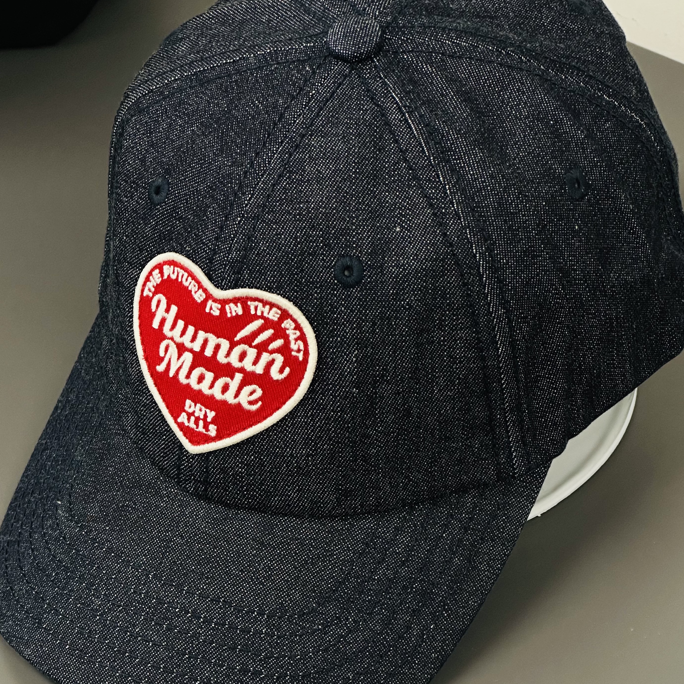 Human Made 6 Panel Denim Cap Indigo 착용 스타일