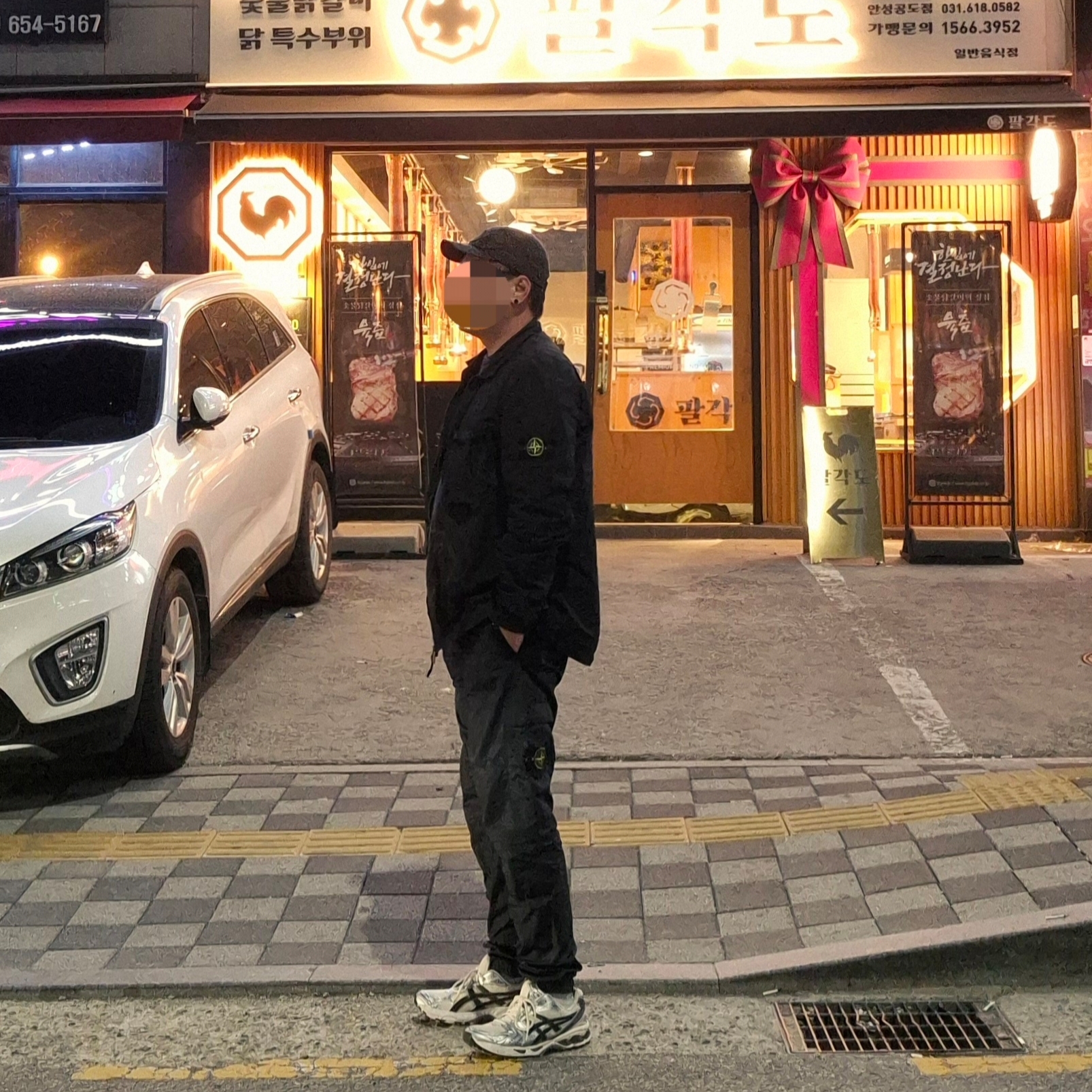 Stone Island 11102 Naslan Light Overshirt Black - 20SS, Stone Island 32029 S.I.PA/PL Seersucker TC Pants Black - 20SS 착용 스타일 - 2