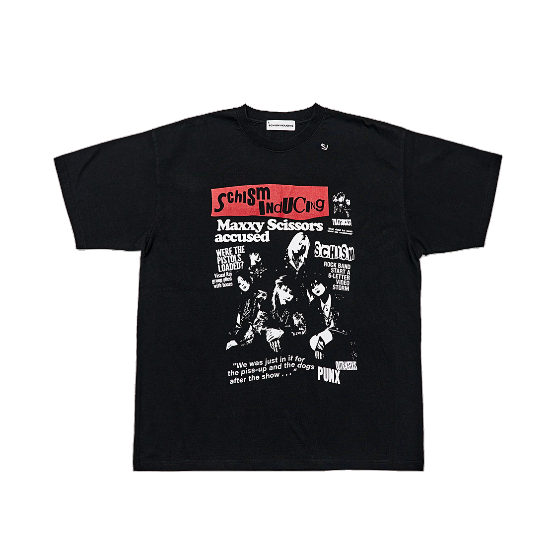 [SCHISM INDUCING] MALICE PISTOLS T SHIRT /追跡付 SAINT Mxxxxxx Superman Distressed T-Shirt | Burgundy | SVD USA
