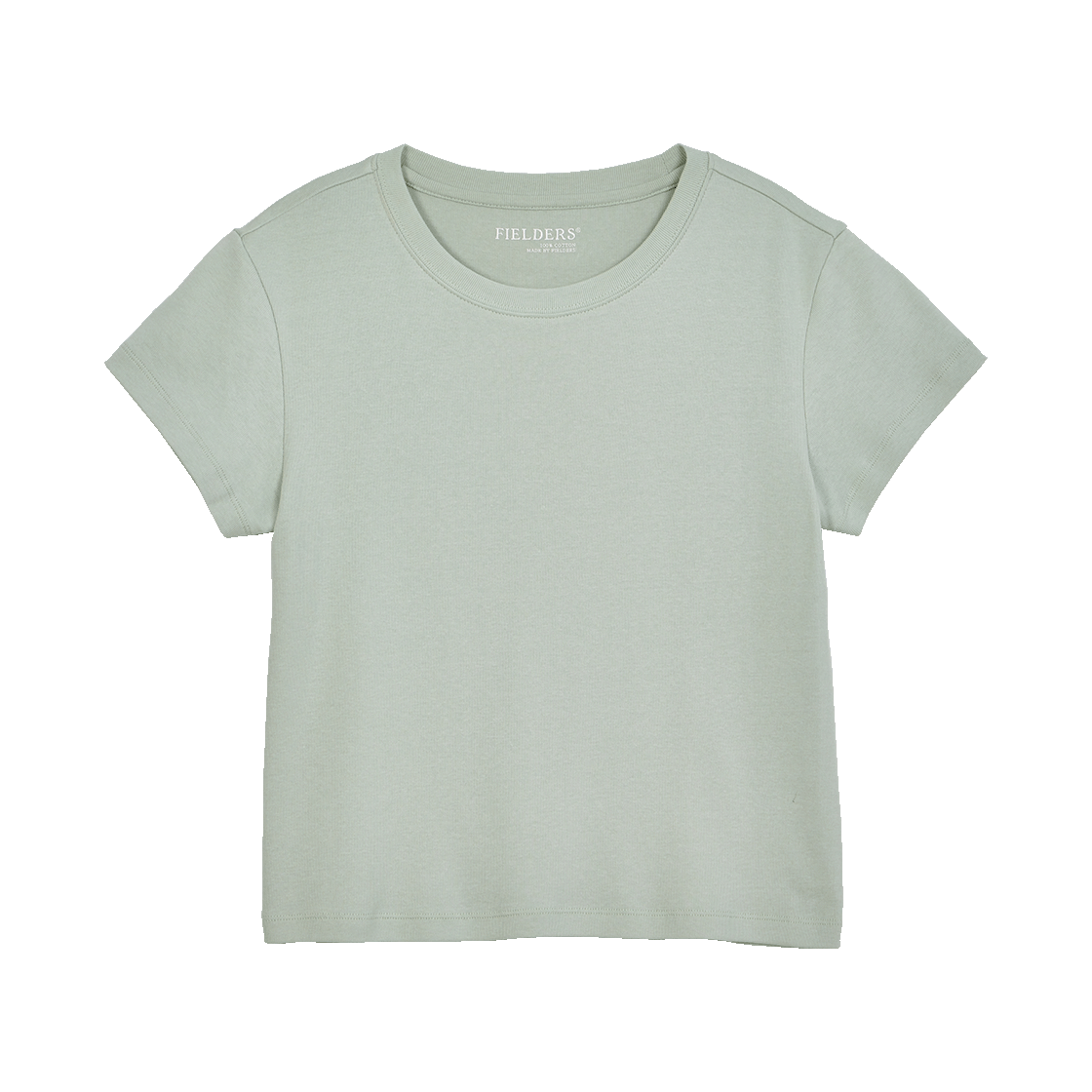 FB2RT1351FMT Fielders Basic Cropped T-Shirt Mint