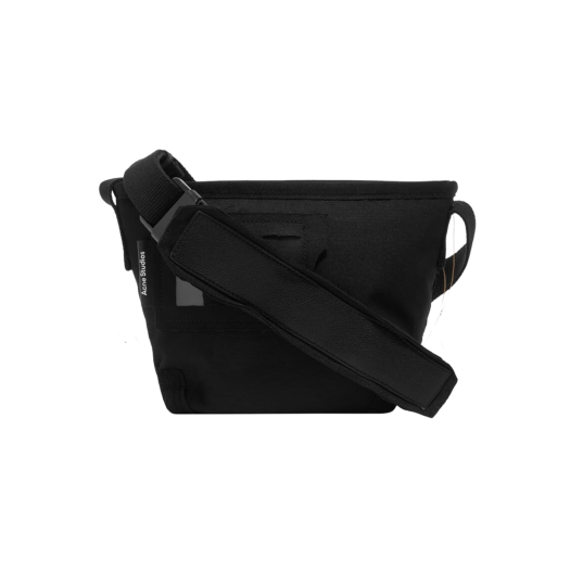 Acne Studios ID Slot Webbing Strap Canvas Messenger Bag Black