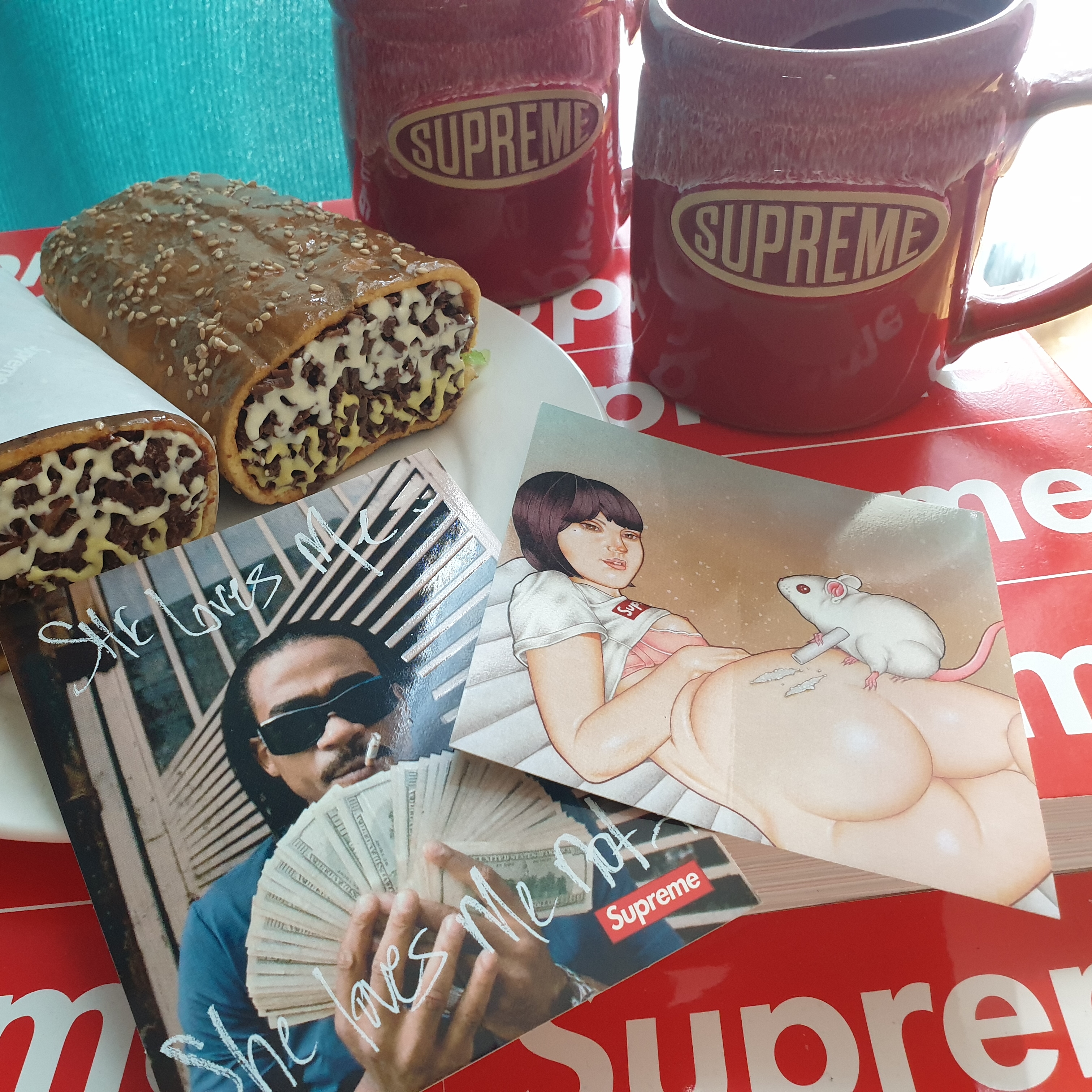 슈프림 레플리카 찹드 치즈 샌드위치 멀티컬러 - 24FW | Supreme | KREAM