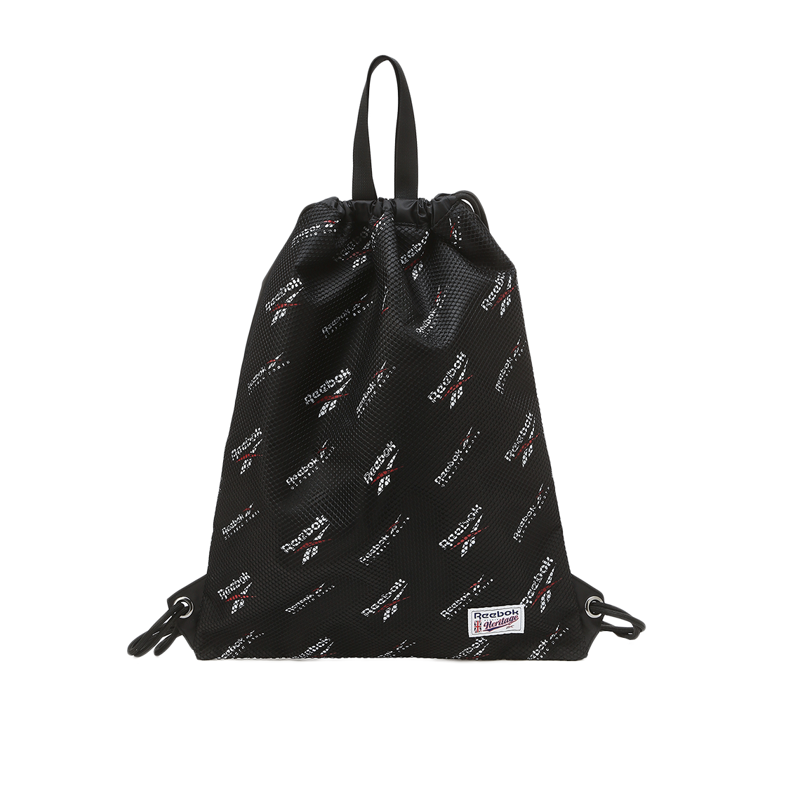 REBA5EY30BK Reebok Mesh Pocket Gym Sack Black