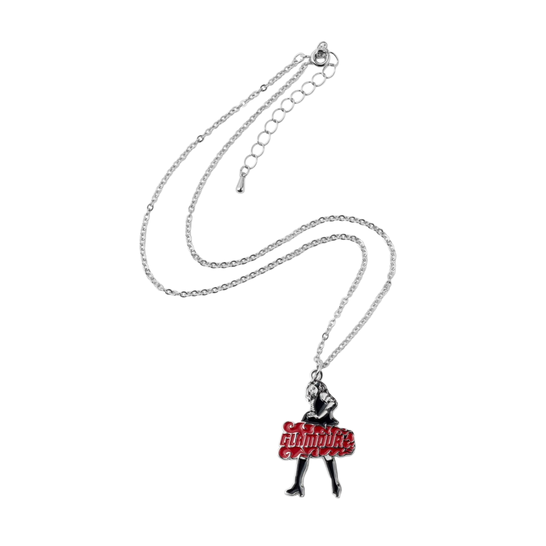 01243QA09 Hysteric Glamour Vixen Girl Necklace Silver