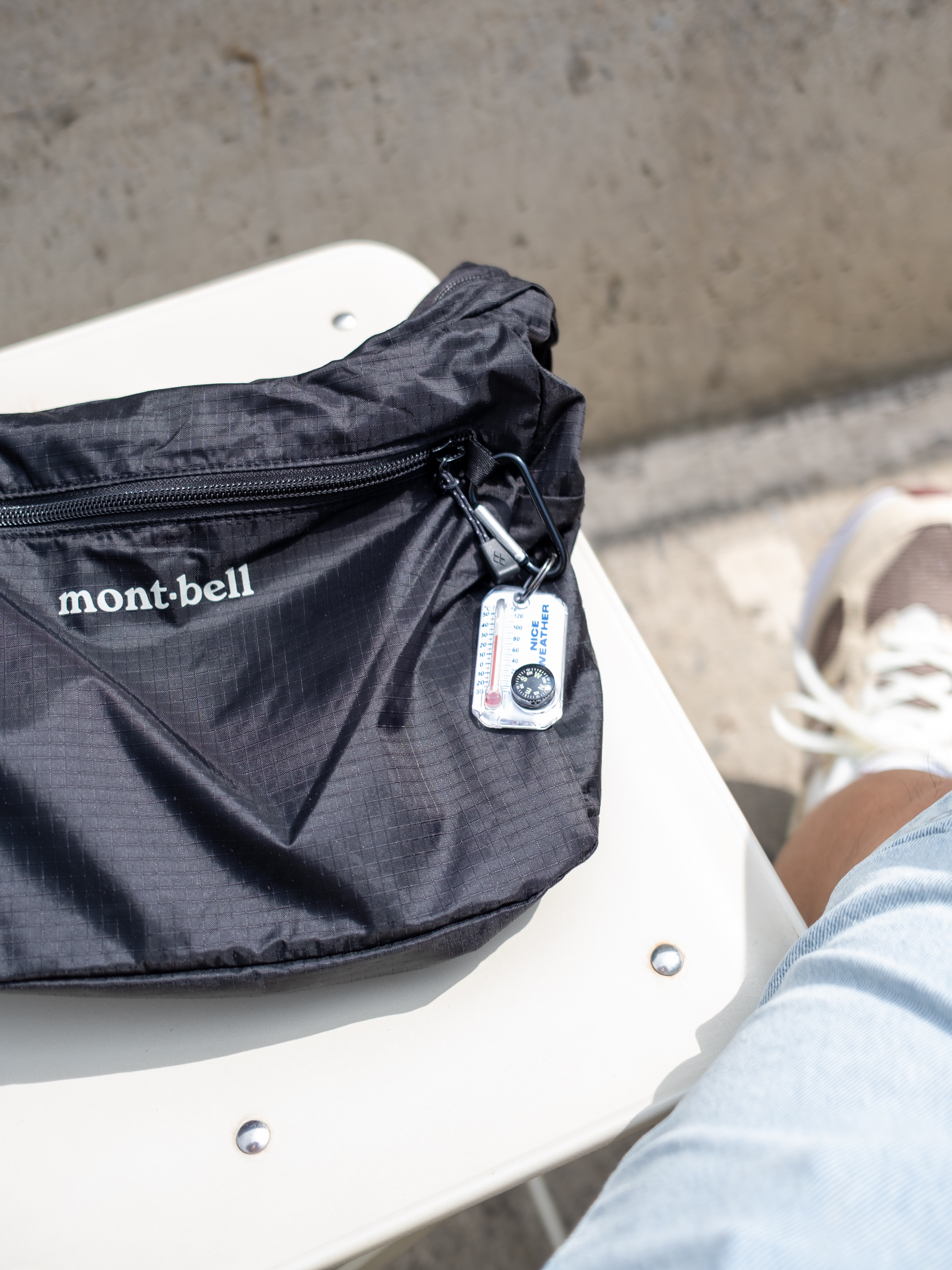 Montbell Pocketable Light Shoulder Bag Small Black, New Balance x Loro Piana 990v6 Made in USA Cream 착용 스타일