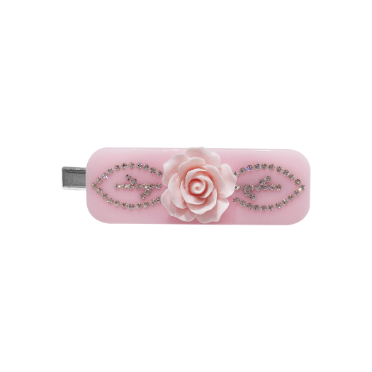 MF2514HB001CLPFR Margarin Fingers Rose Hot Fix Hair Pin Light Pink