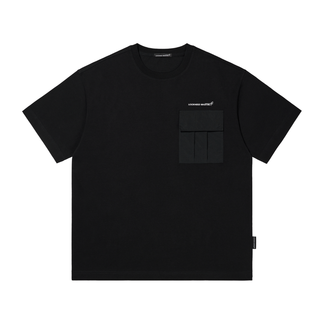 L31UTS020BLK LOCKHEED MARTIN Woven Pocket T-Shrits Black
