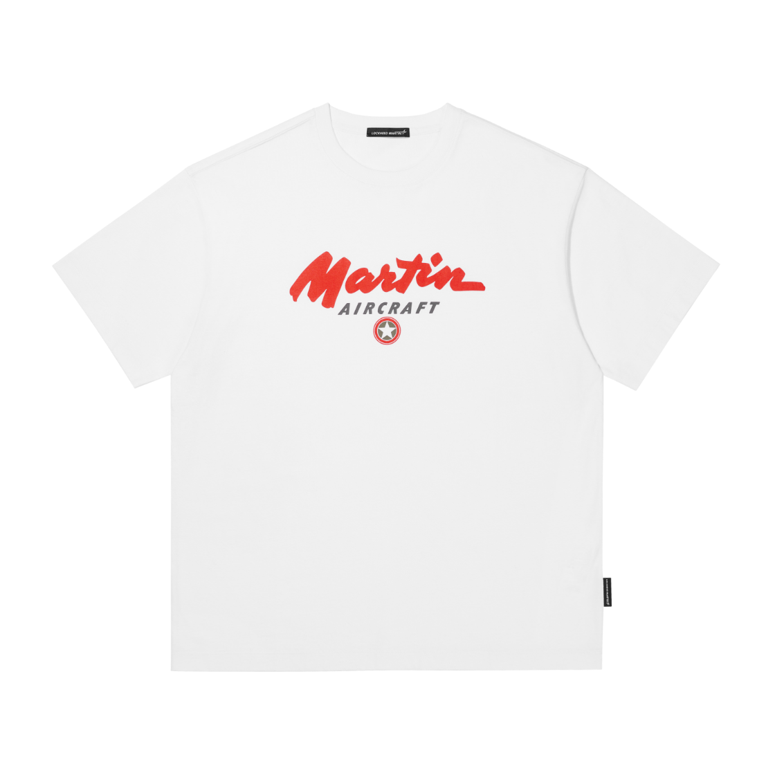 록히드마틴 엘엠 에어크래프트 그래픽 티 오프화이트(LOCKHEED MARTIN LM Aircraft Graphic Tee Off White)
