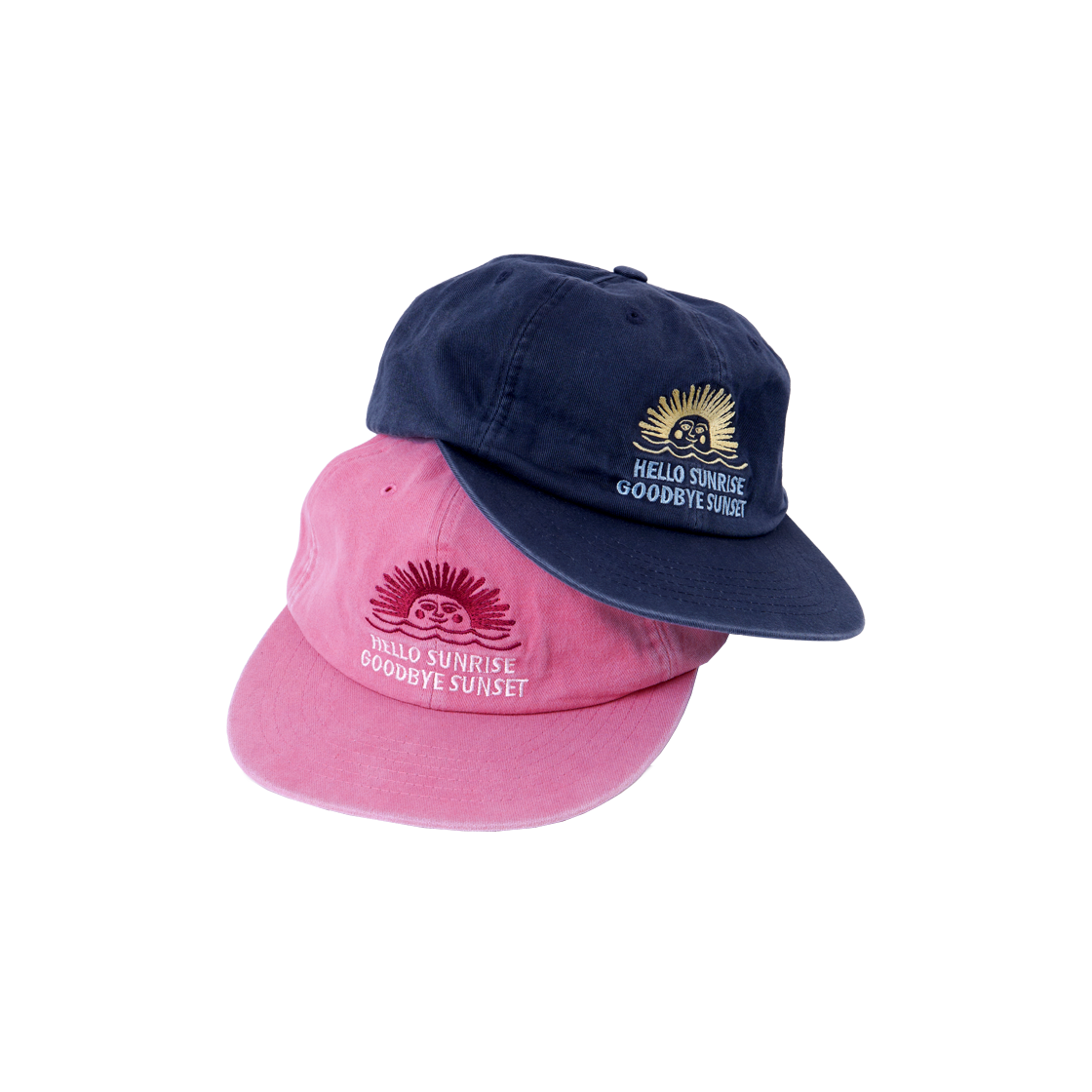 【HELLO SUNRISE】90s Palm Tree Relaxed Fit 5Panel Cap/追跡付 헬로선라이즈 90s 로고 6패널 캡 핑크 | Hello Sunrise | KREAM