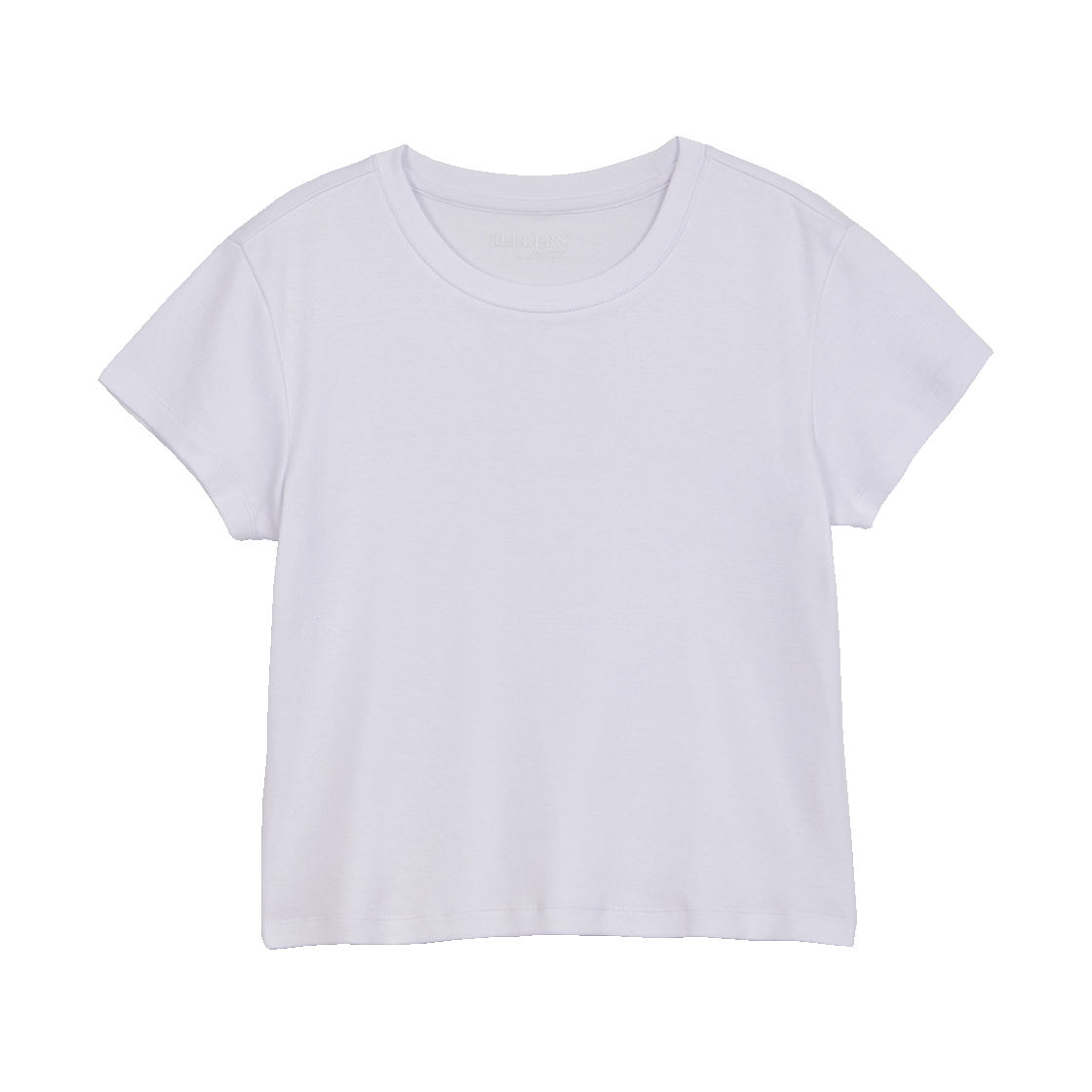 FB2RT1351FWH Fielders Basic Cropped T-Shirt White