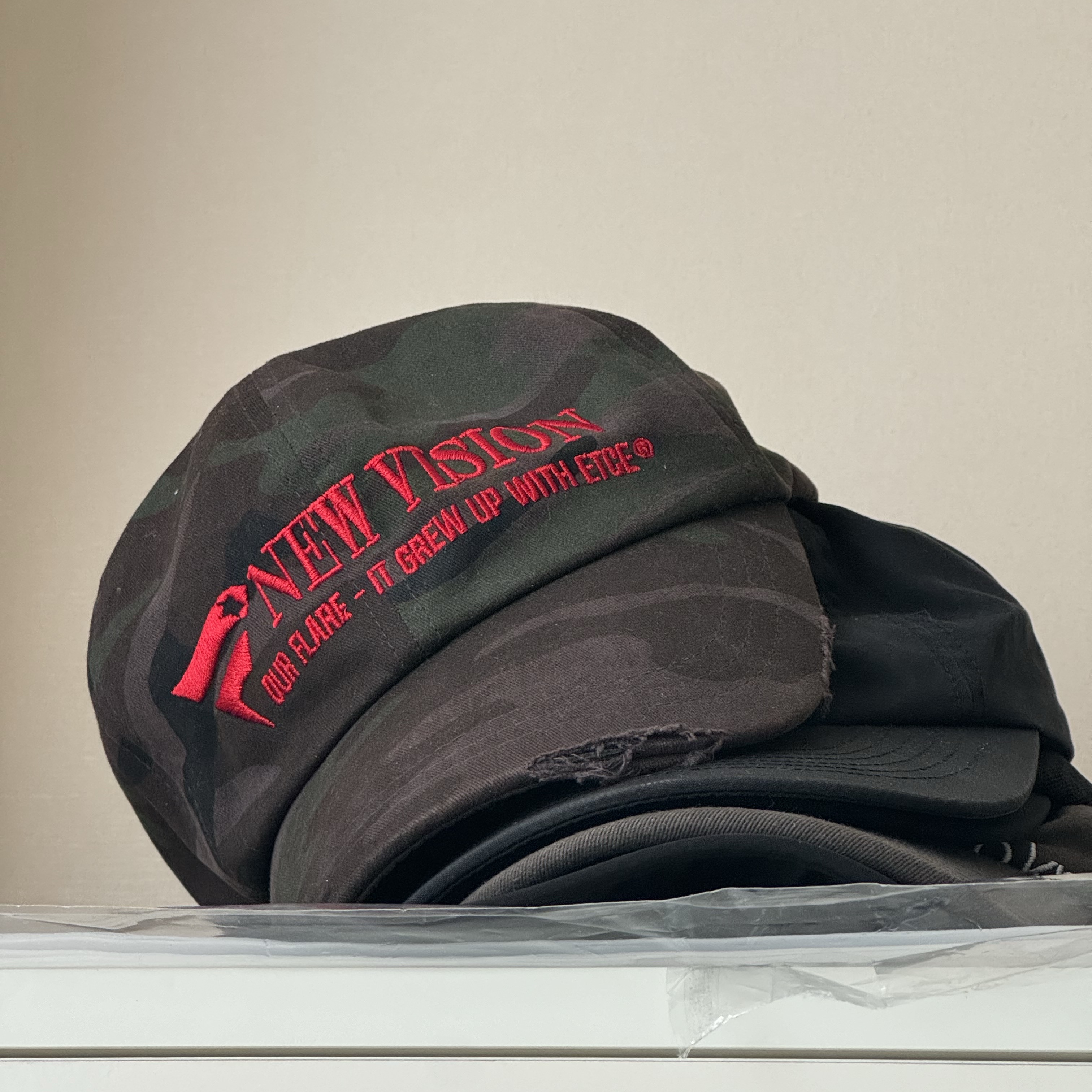 ETCE New Vision Camo Cap Night Jungle 착용 스타일