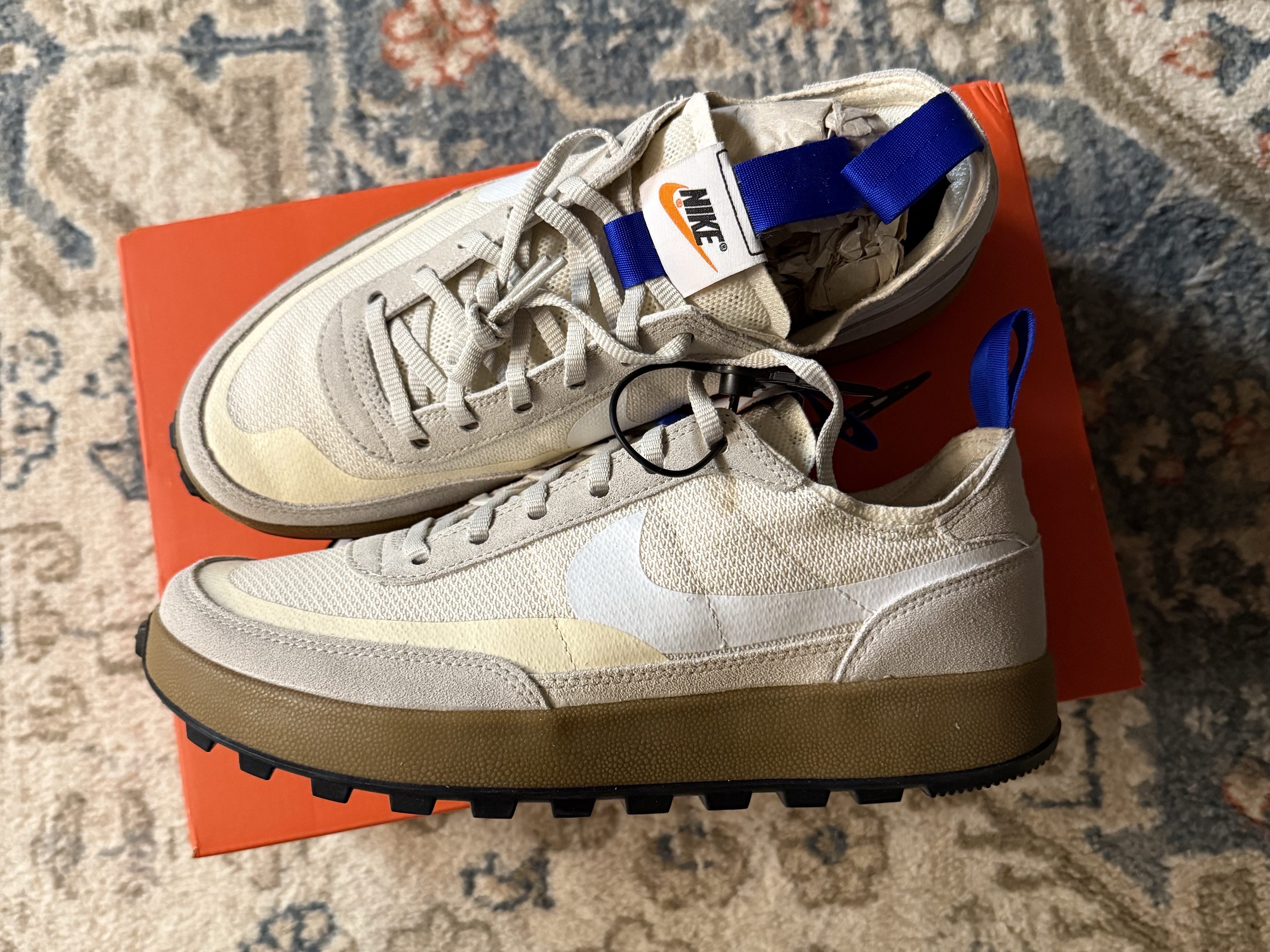 Nike x Tom Sachs General Purpose Shoe Light Cream 착용 스타일 - 1