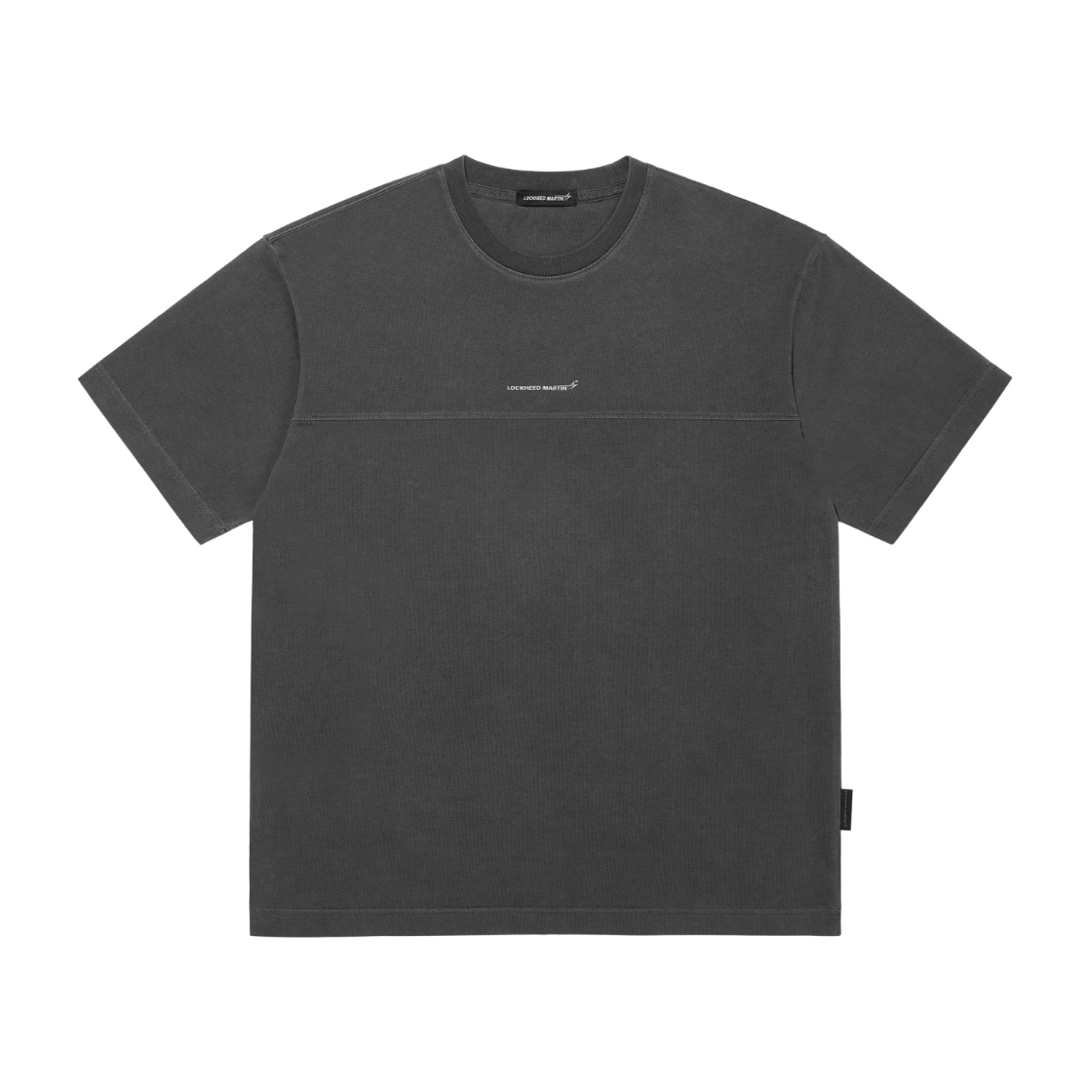 L31UTS010CHA LOCKHEED MARTIN Logo Dyeing T-Shirts Charcoal
