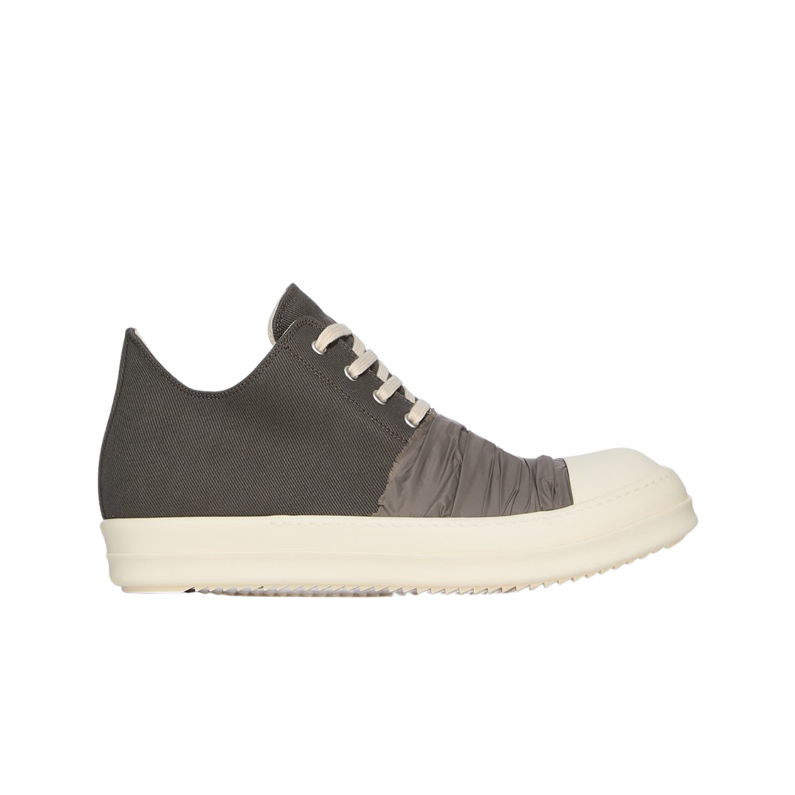 DU01E3814DONP-783411 Rick Owens Drkshdw Hustler Low Sneakers Dark Dust Milk