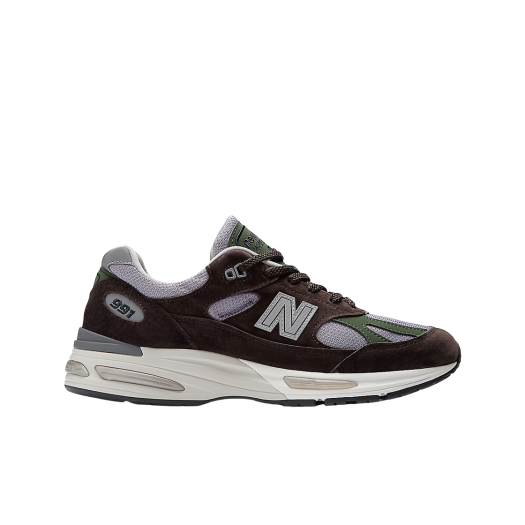 New Balance 991v2 Made in UK Licorice Douglas Fir