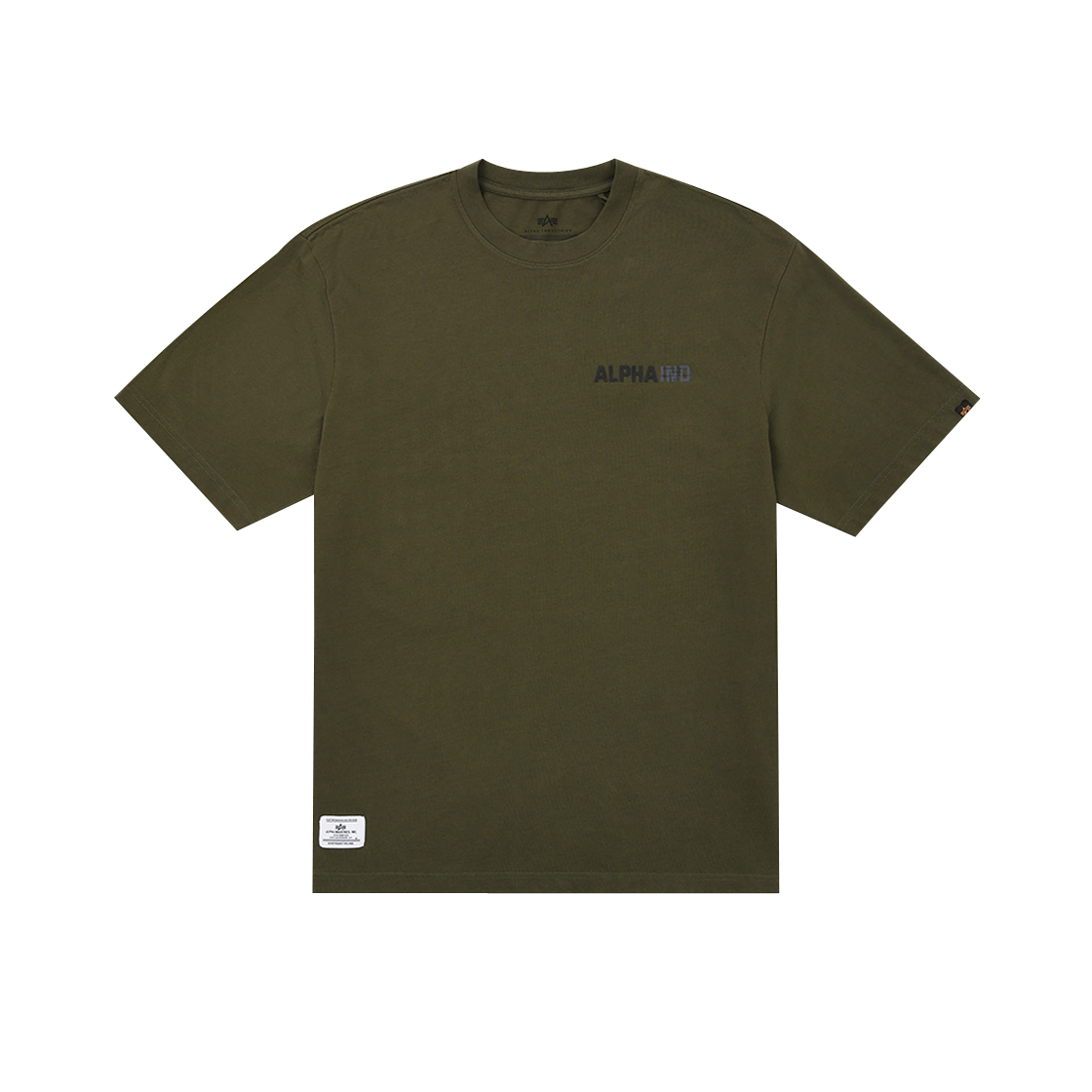 알파 인더스트리 UNFRM 알파 IND 티셔츠 올리브