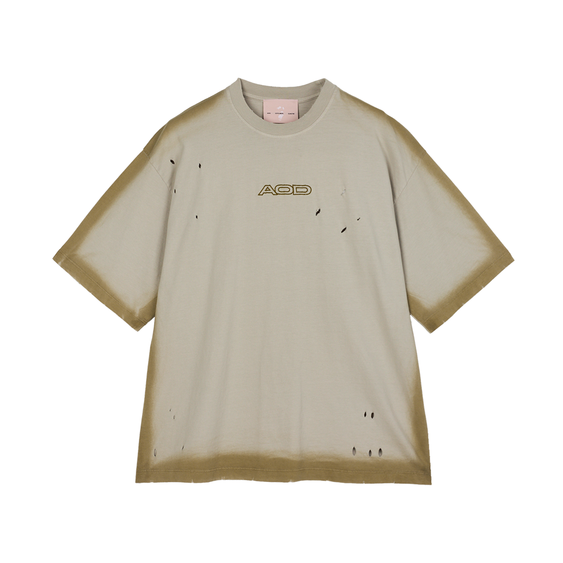 KM5BTSSAO08BG [KREAM 단독] AOD T-Shirt Man Sand - 25SS