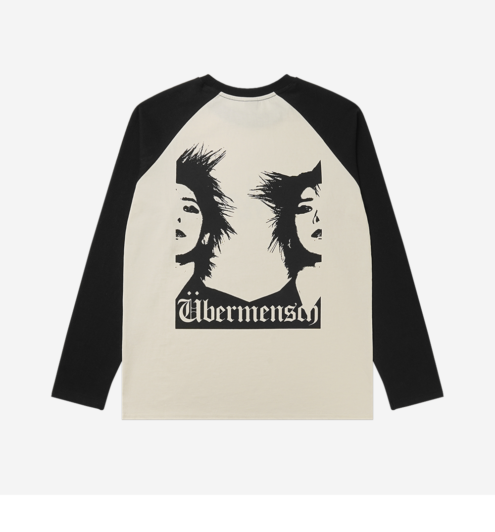 G-DRAGON Ubermensch ラグランロングスリーブT-SHIRT G-DRAGON 2025 World Tour Übermensch Official Merchandise