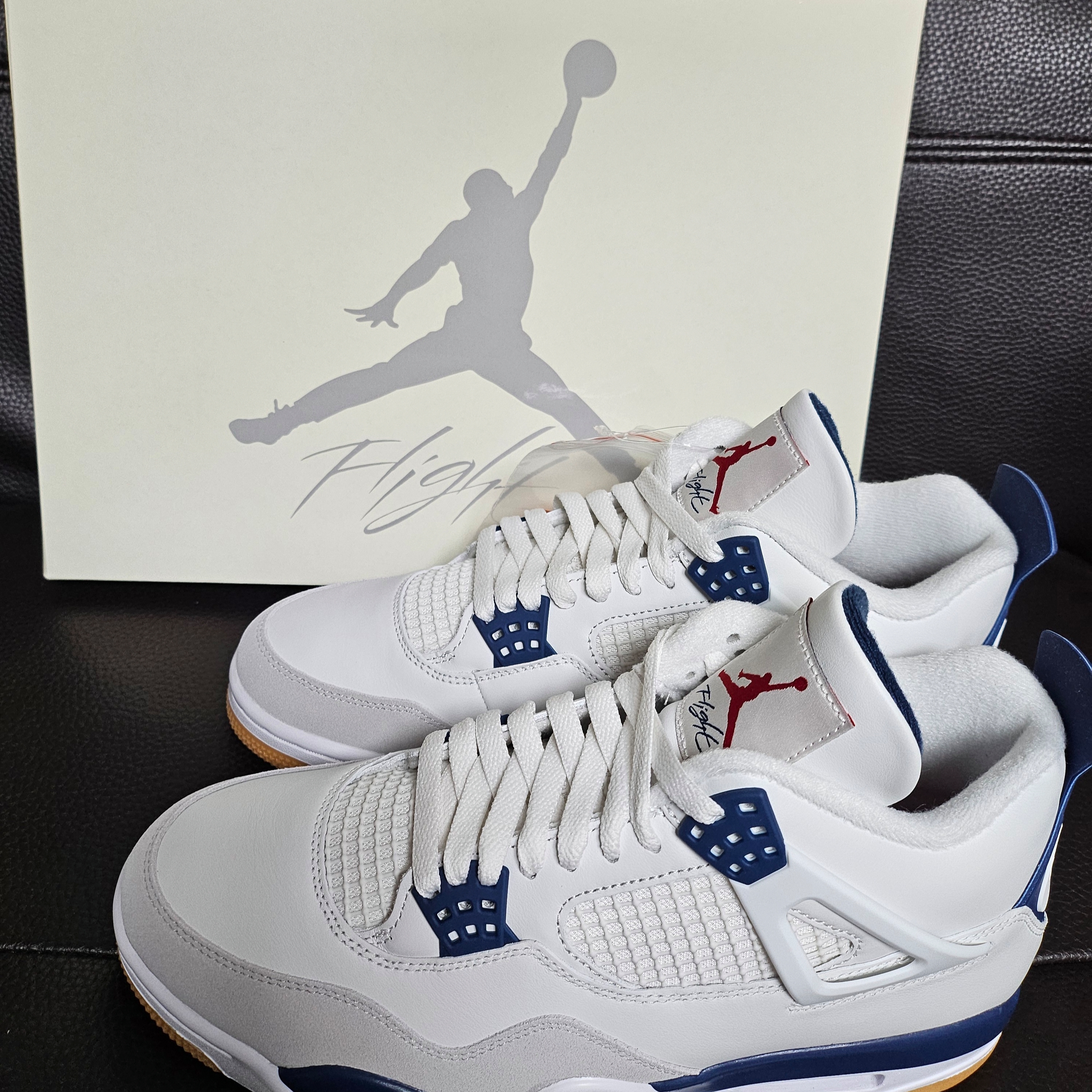 Jordan 4 x Nike SB Retro SP Navy, Jordan 1 x Union Retro High OG Chicago Shadow 착용 스타일 - 2