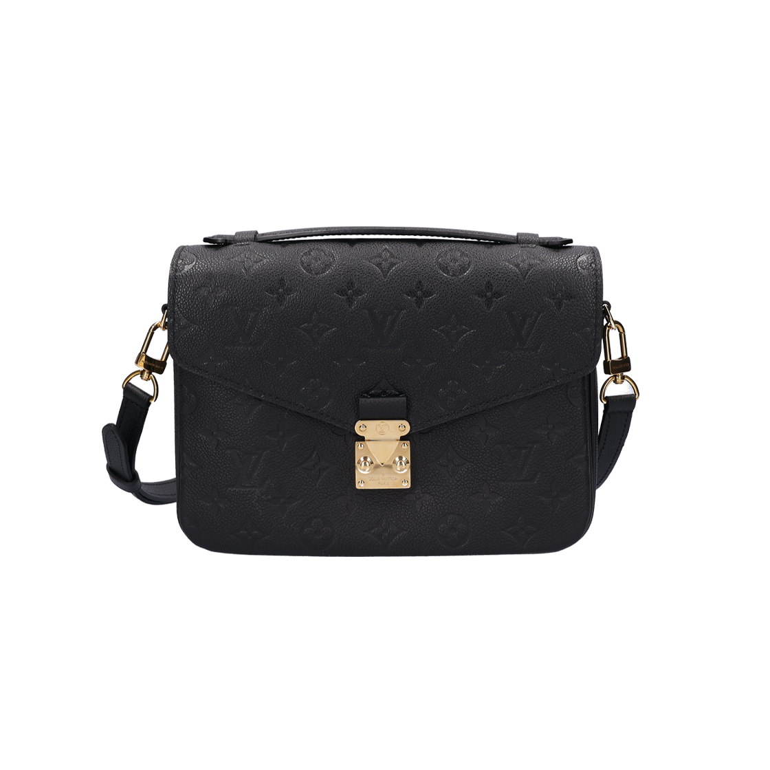 M41487 Louis Vuitton Pochette Metis Monogram Empreinte Black - 대표 이미지 #1