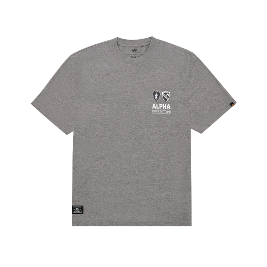 AI25I1000035MCH ALPHA INDUSTRIES Unfrm Air Cavalry Tee Medium Charcoal Heather