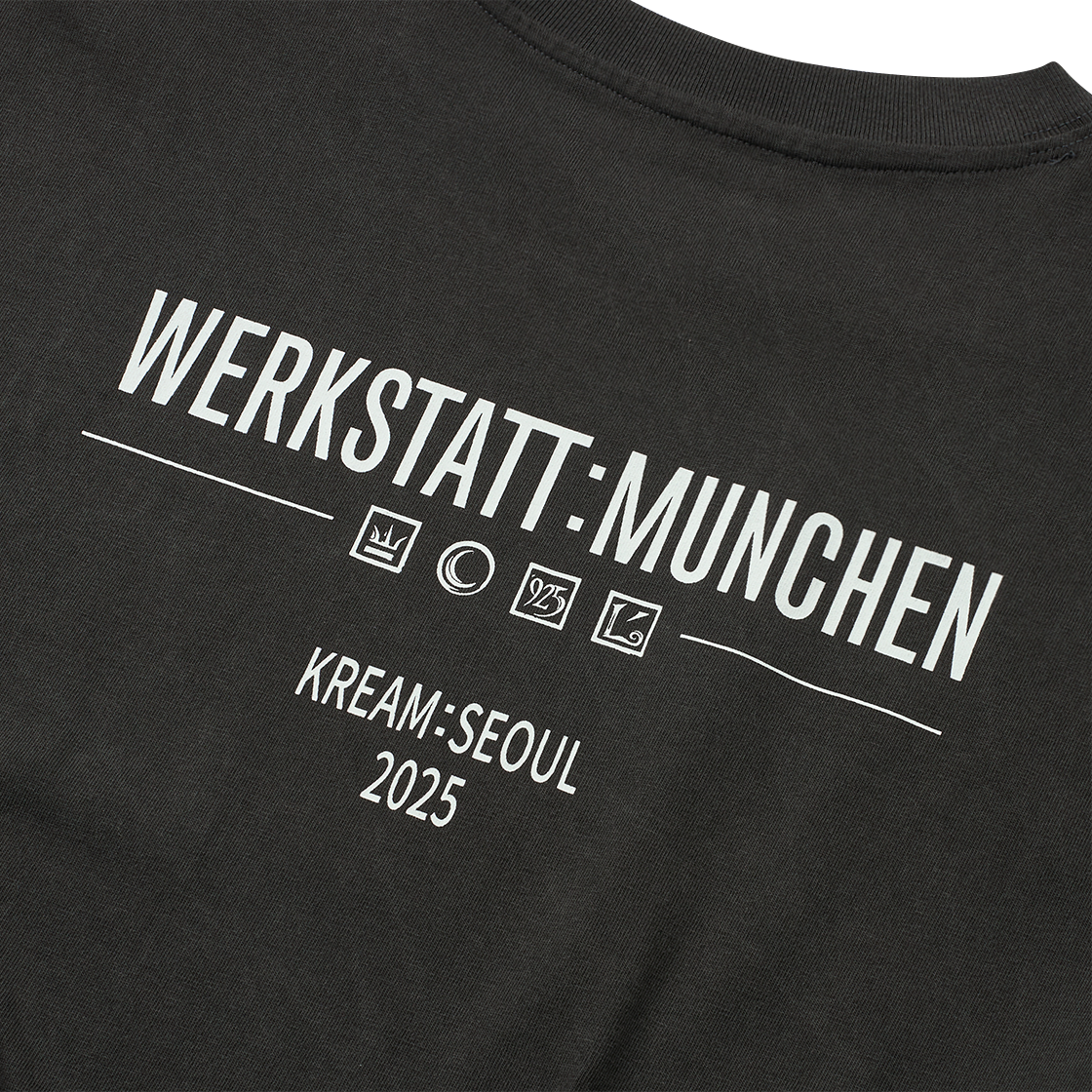베르크슈타트 뮌헨 x KREAM 서울 티셔츠 차콜 - 25SS(Werkstatt:Munchen x KREAM Seoul T-Shirts Charcoal - 25SS) - 6